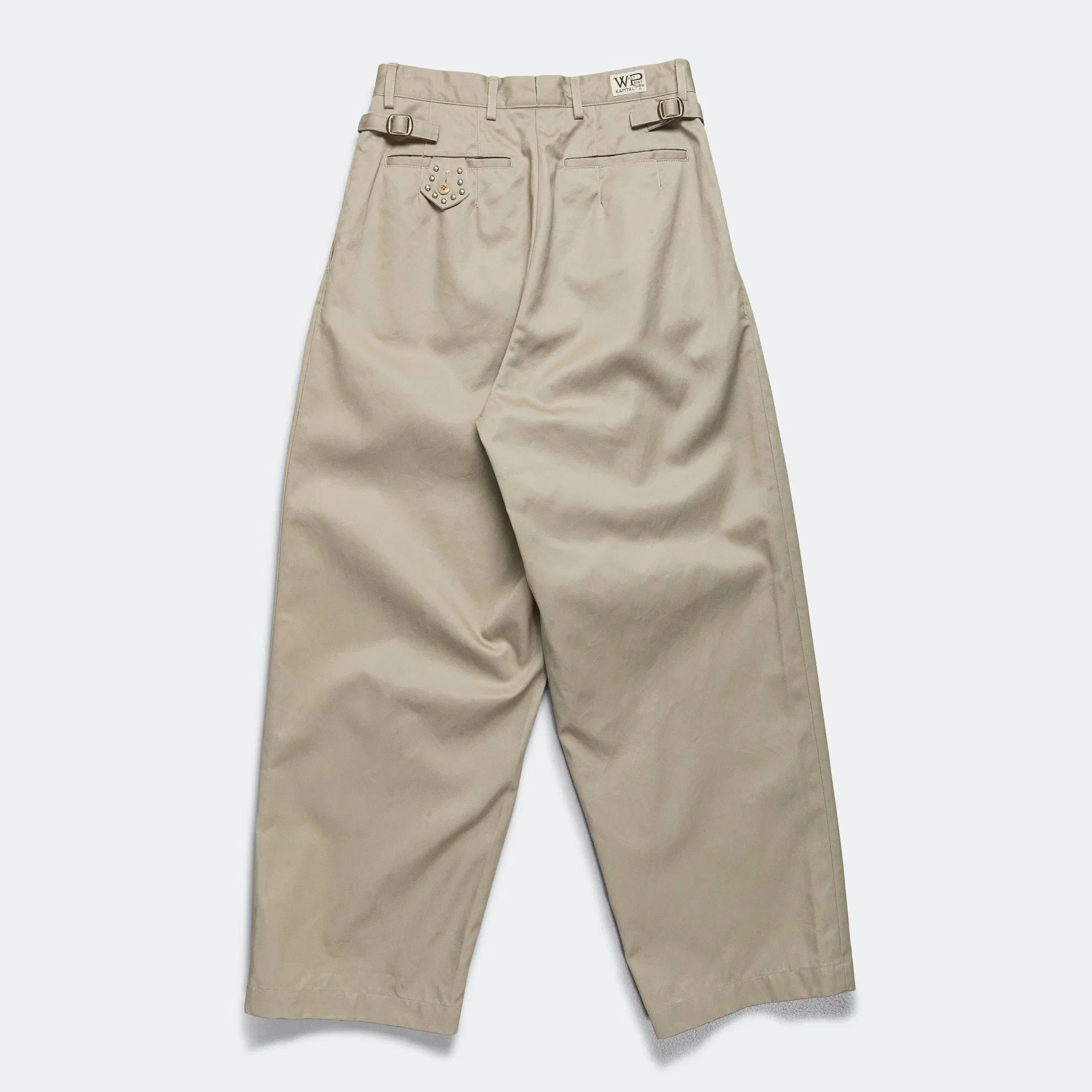 KAPITAL 36/2 Westpoint Chino ZOOT Trouser - Beige
