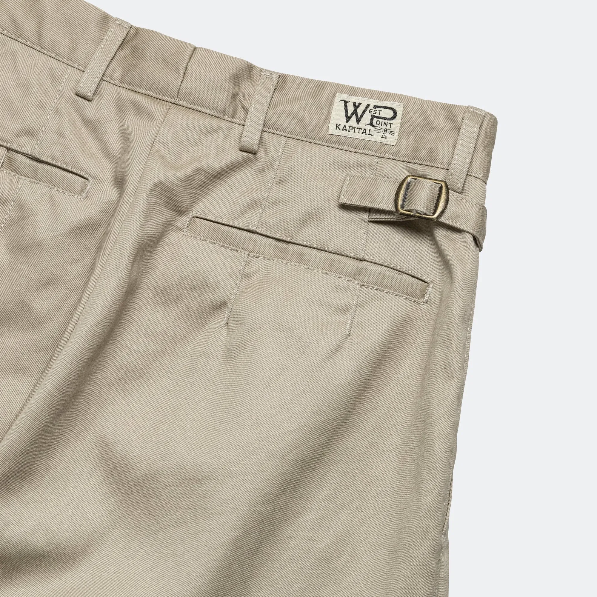 KAPITAL 36/2 Westpoint Chino ZOOT Trouser - Beige
