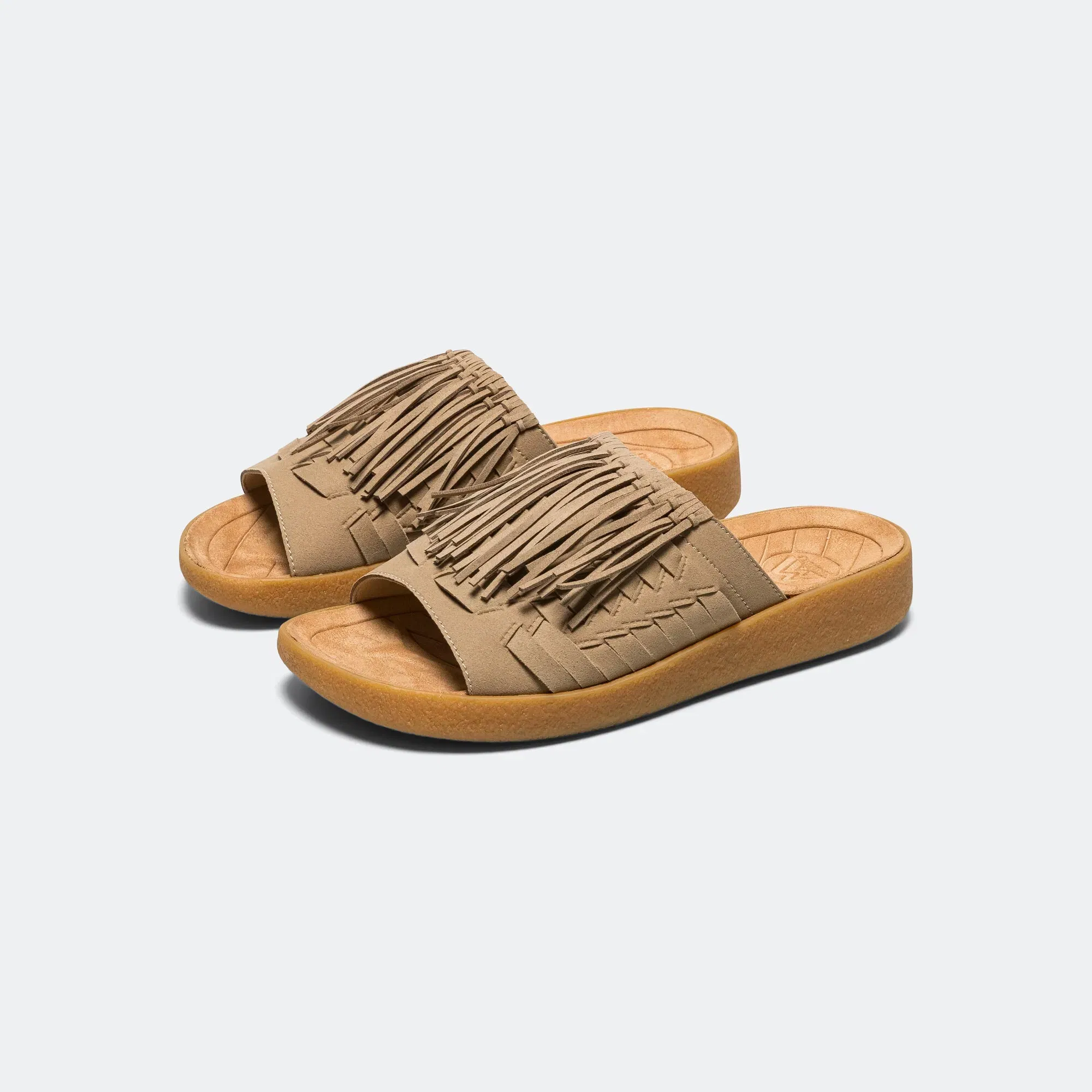 MALIBU Thunderbird Thatch Slide - Taupe/Tan