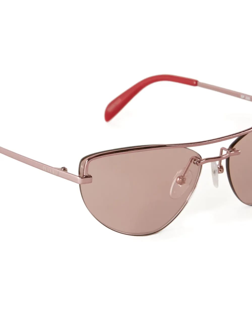 cat-eye metal sunglasses