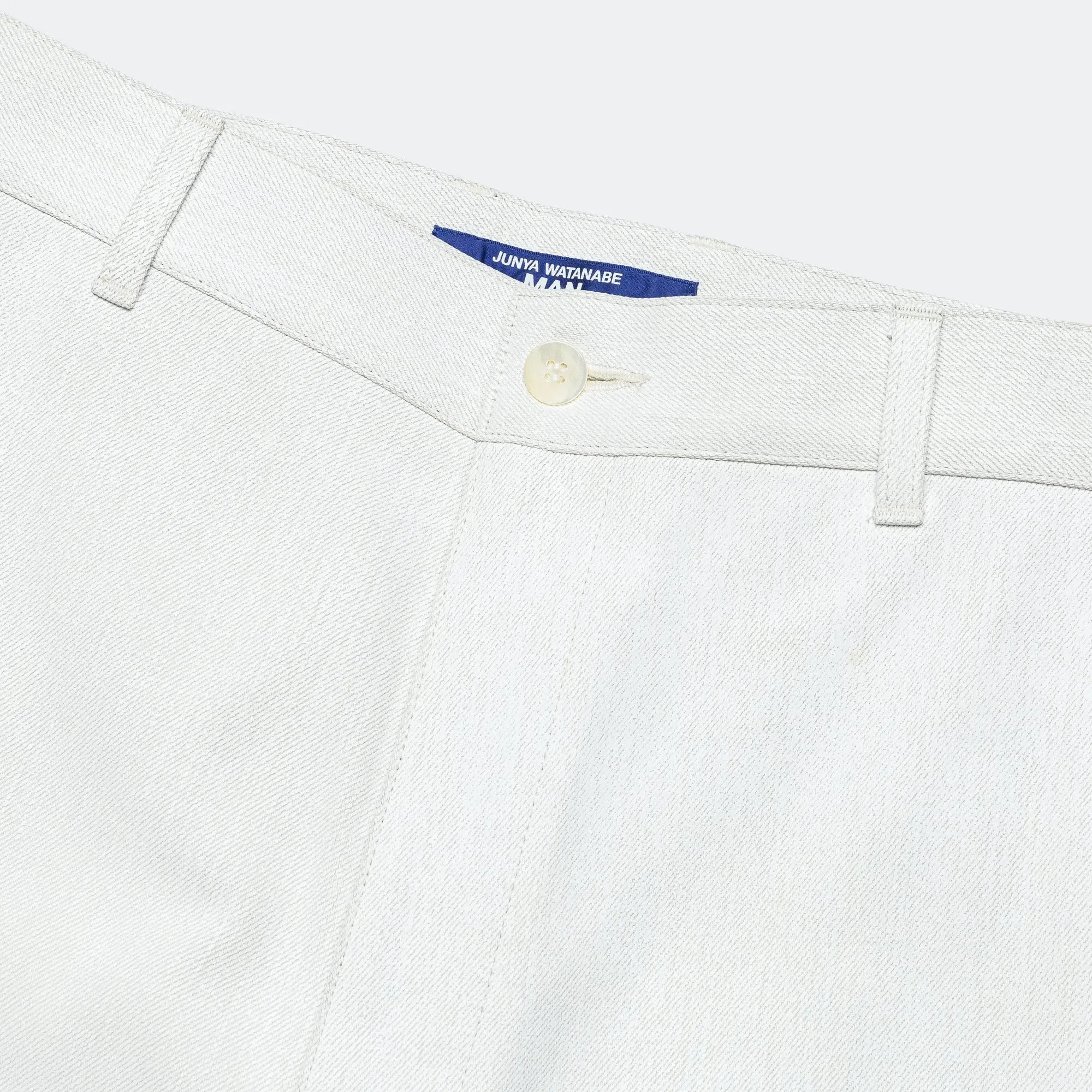 Junya Watanabe MAN Cotton Denim Foil Pant - Off White