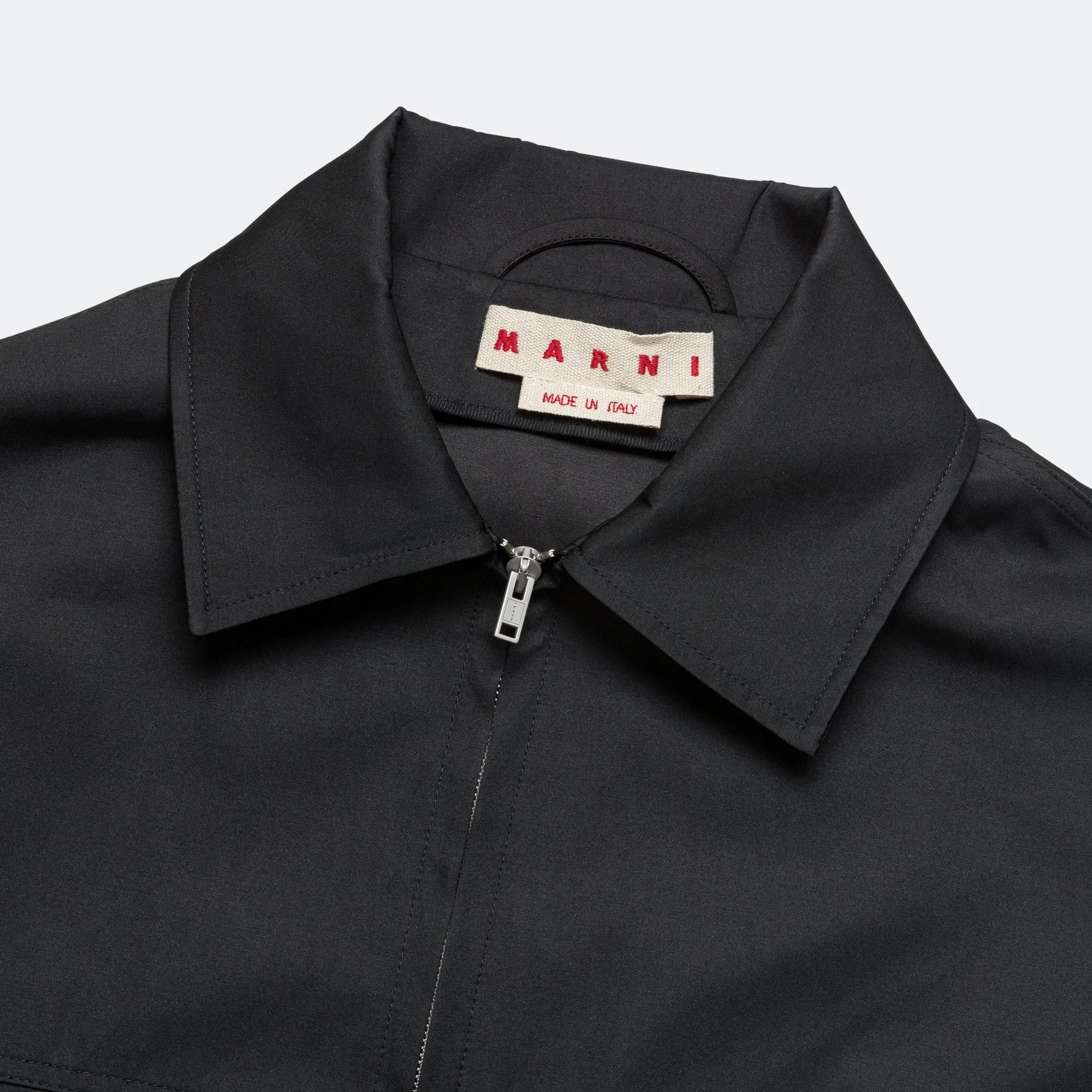 Marni Zip Up Work Jacket - Black