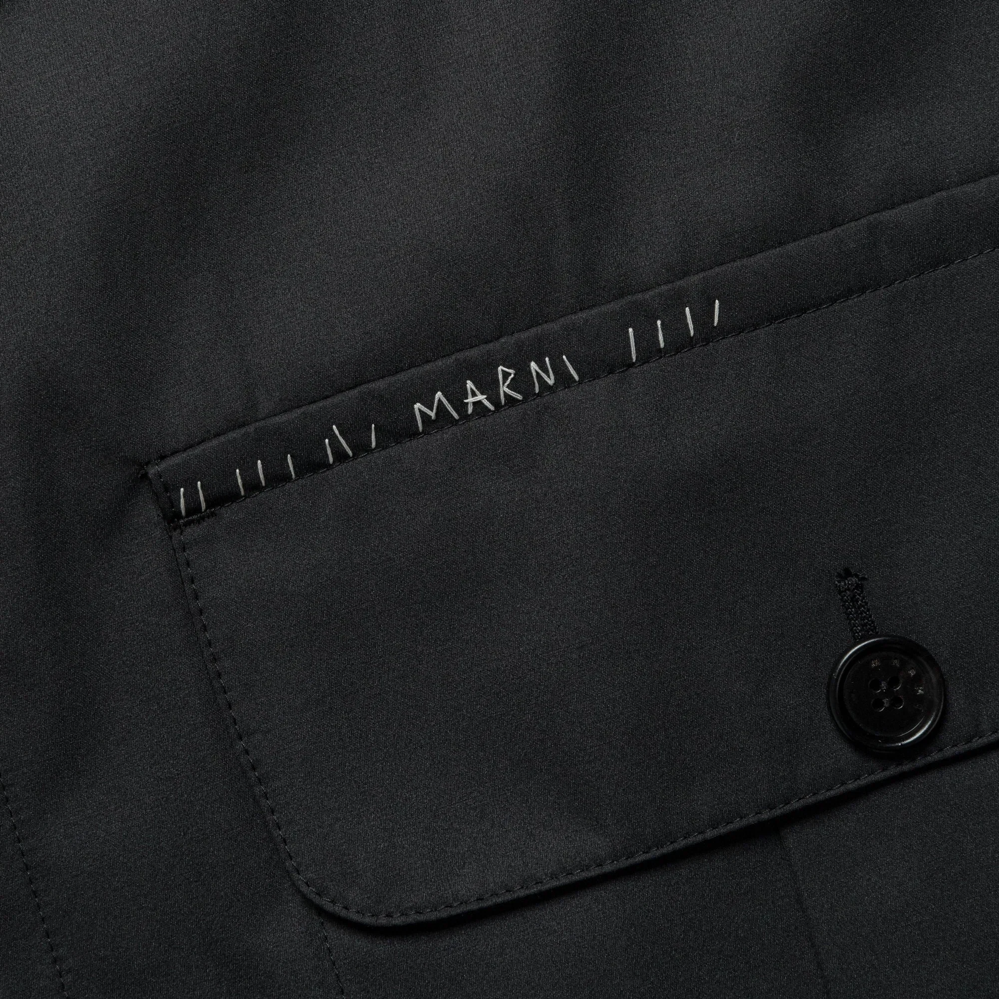 Marni Zip Up Work Jacket - Black