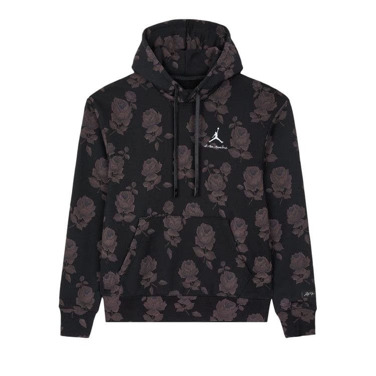 Air Jordan x A Ma Manière All Over Print Fleece Hoodie Black/Medium Ash