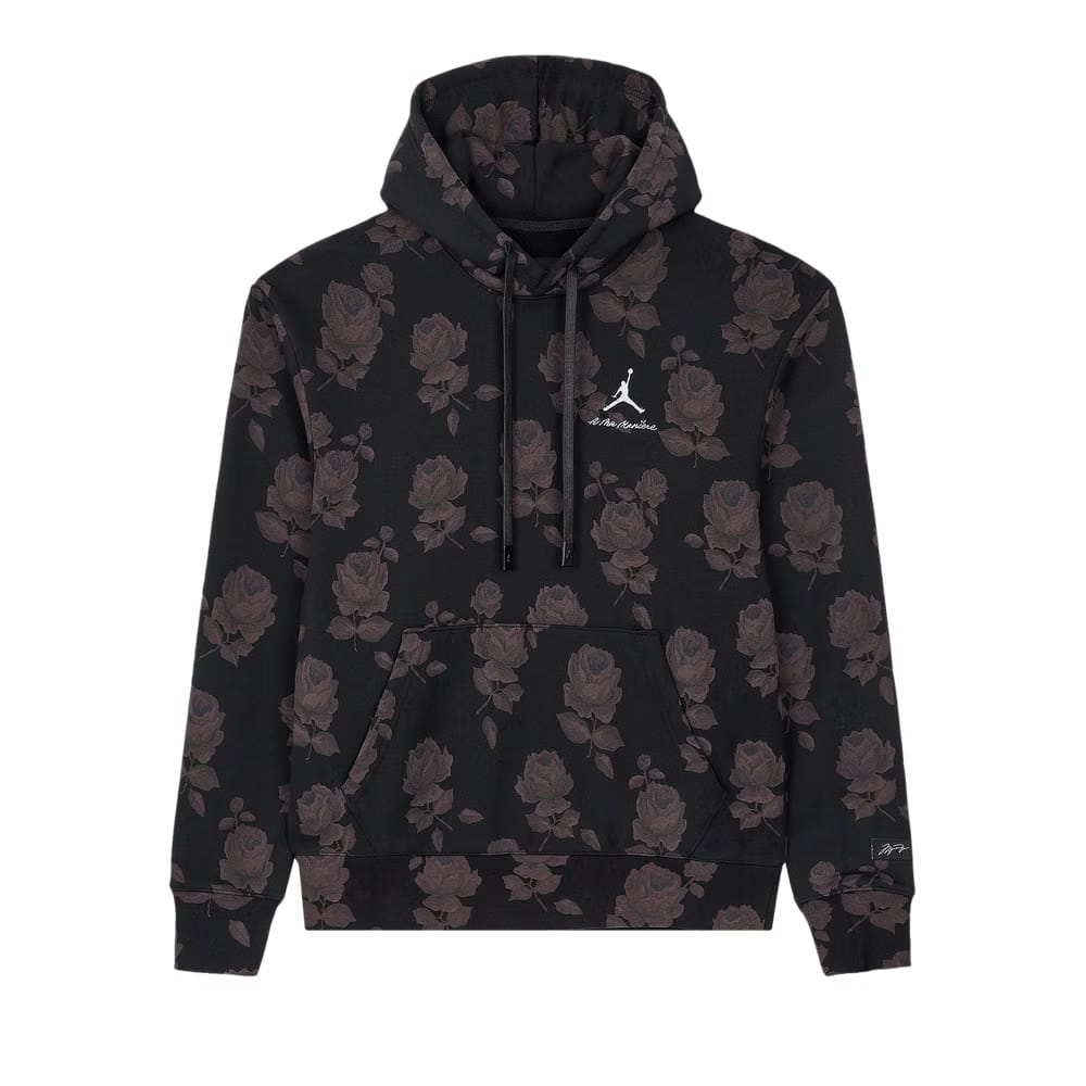Air Jordan x A Ma Manière All Over Print Fleece Hoodie Black/Medium Ash