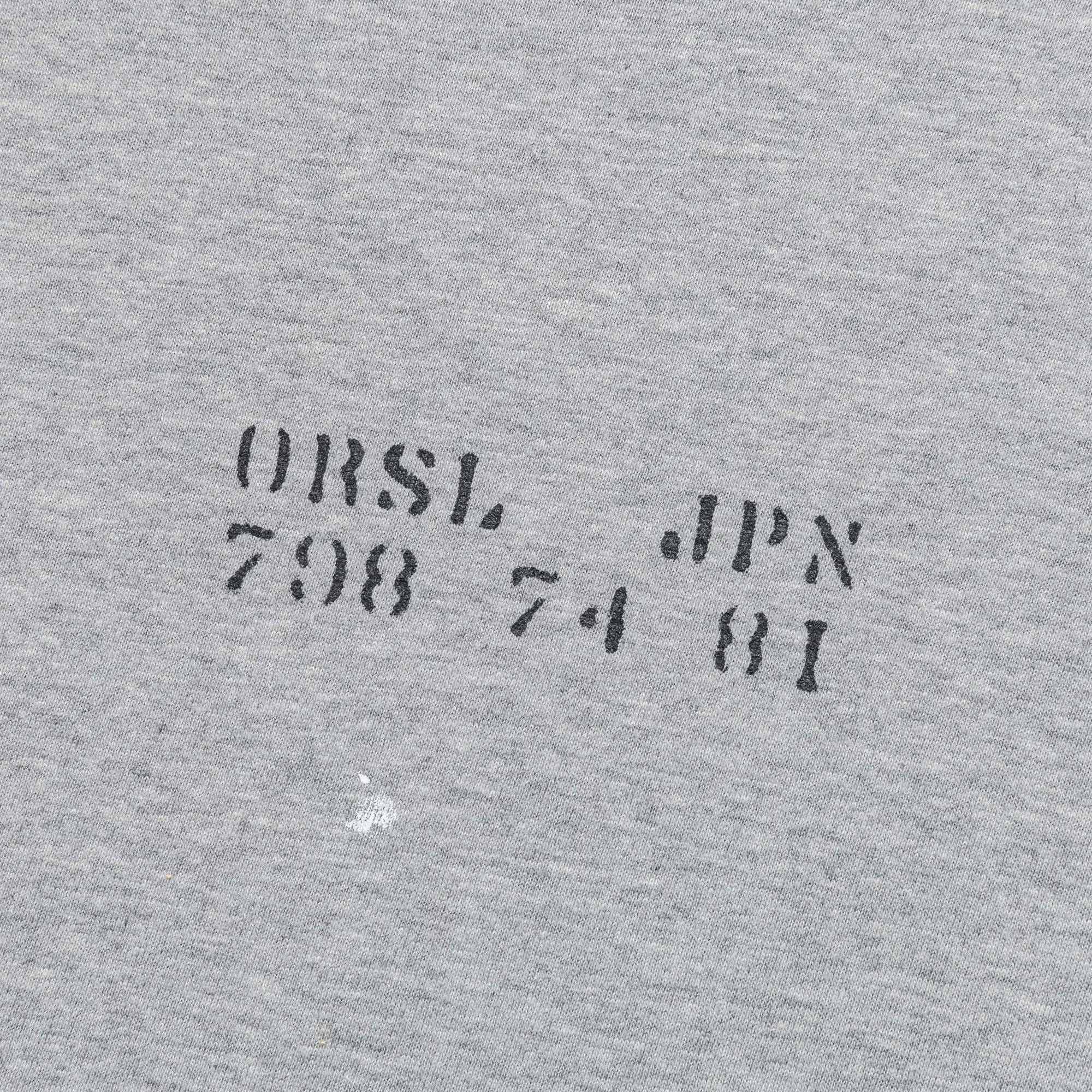 orSlow Japan Print SS T-Shirt - Heather Gray
