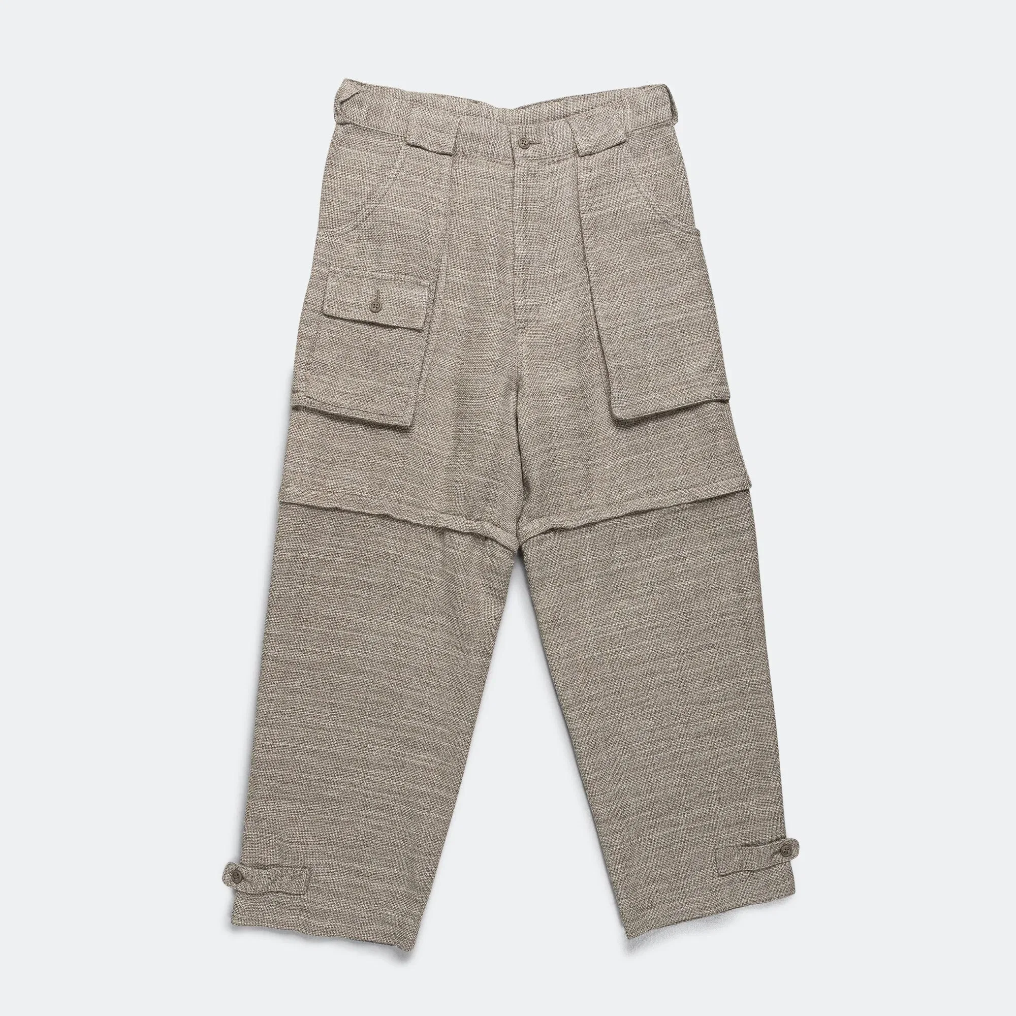 BEAMS PLUS Bush Pants ll Cotton Linen - Sand