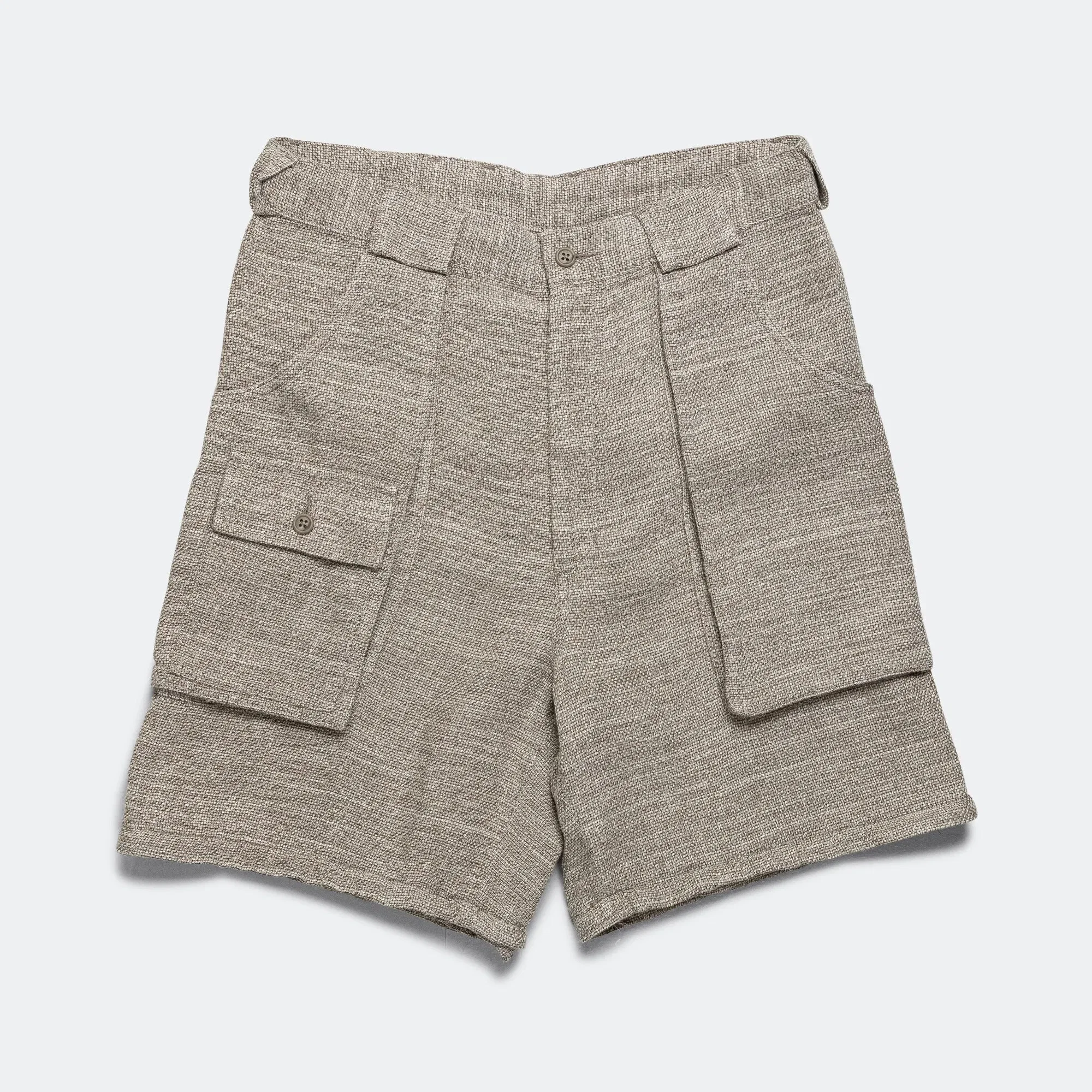 BEAMS PLUS Bush Pants ll Cotton Linen - Sand