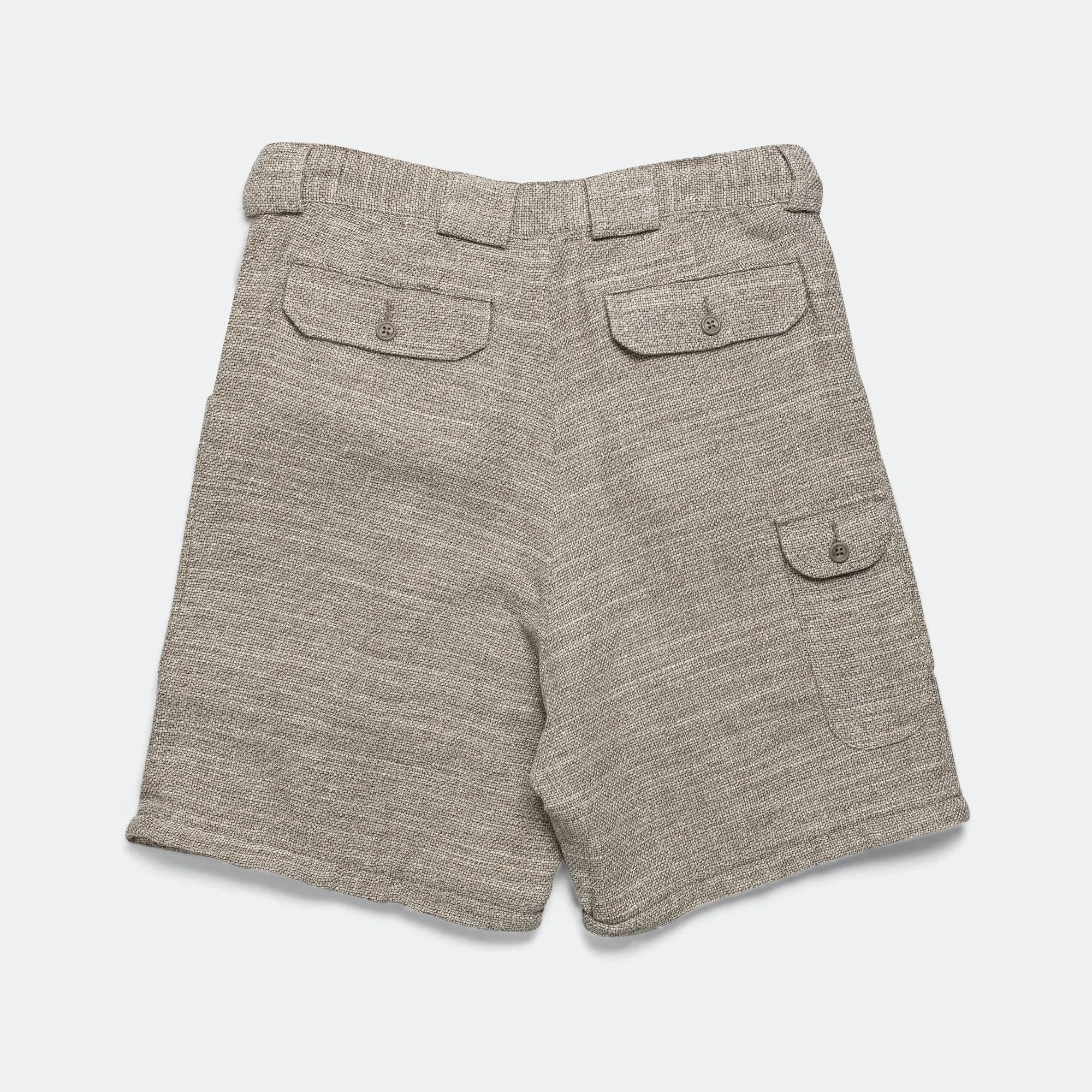 BEAMS PLUS Bush Pants ll Cotton Linen - Sand