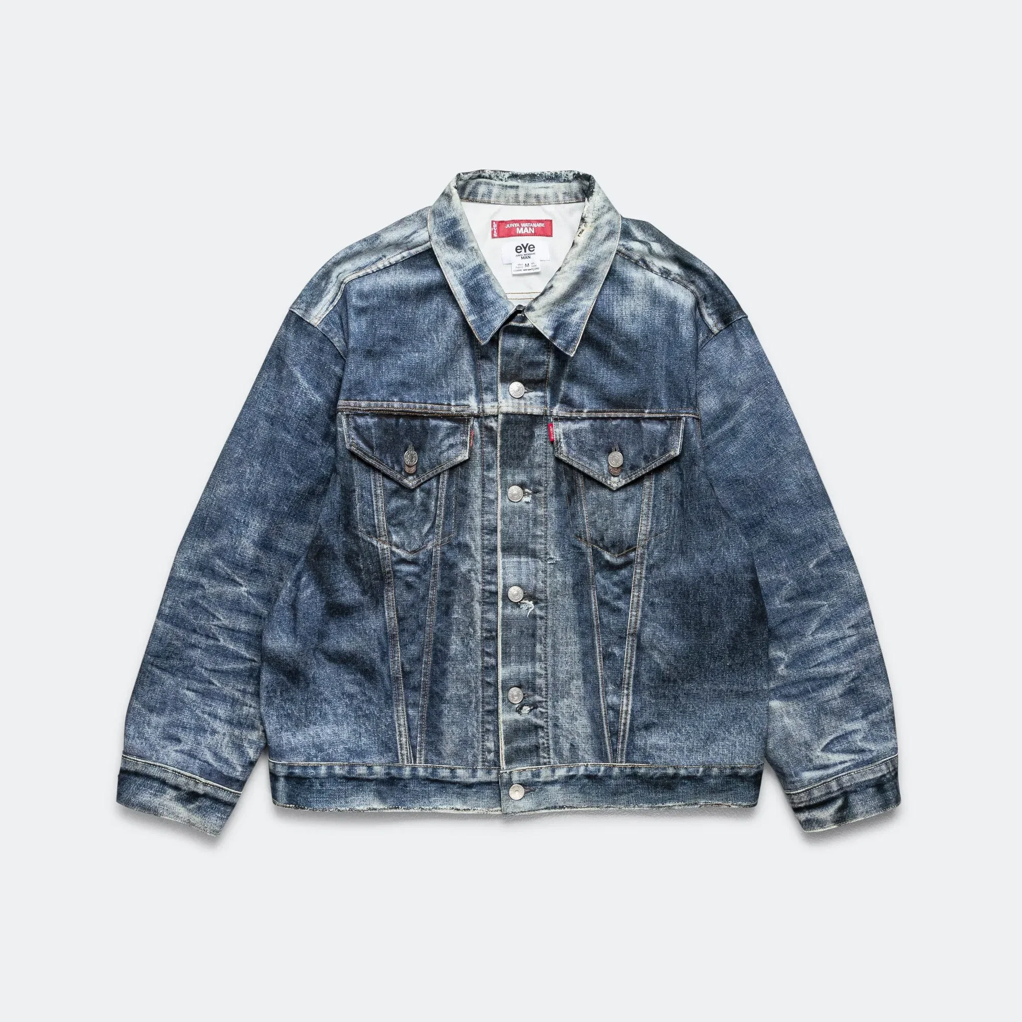 Junya Watanabe MAN Cotton Twill Inkjet Print Jacket x Levi's - Indigo