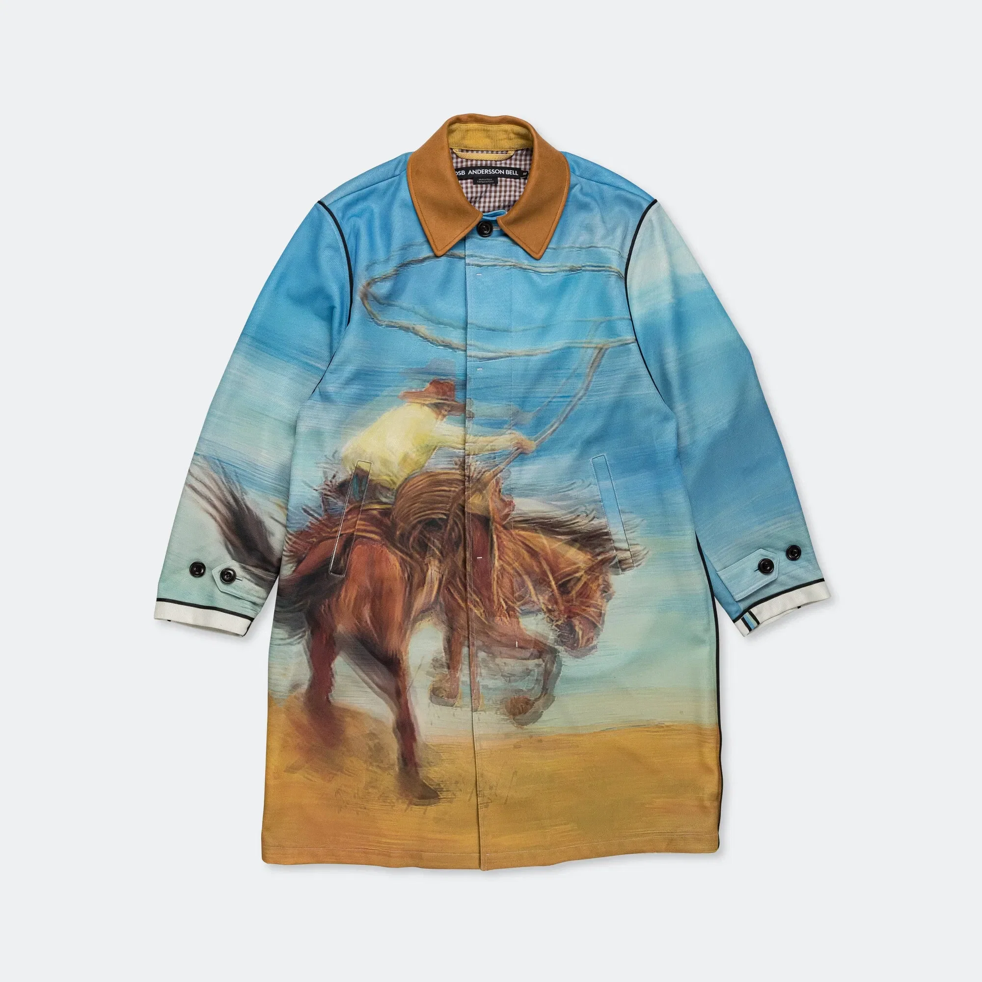 Andersson Bell Lenticular Cowboy Printed Coat - Multi