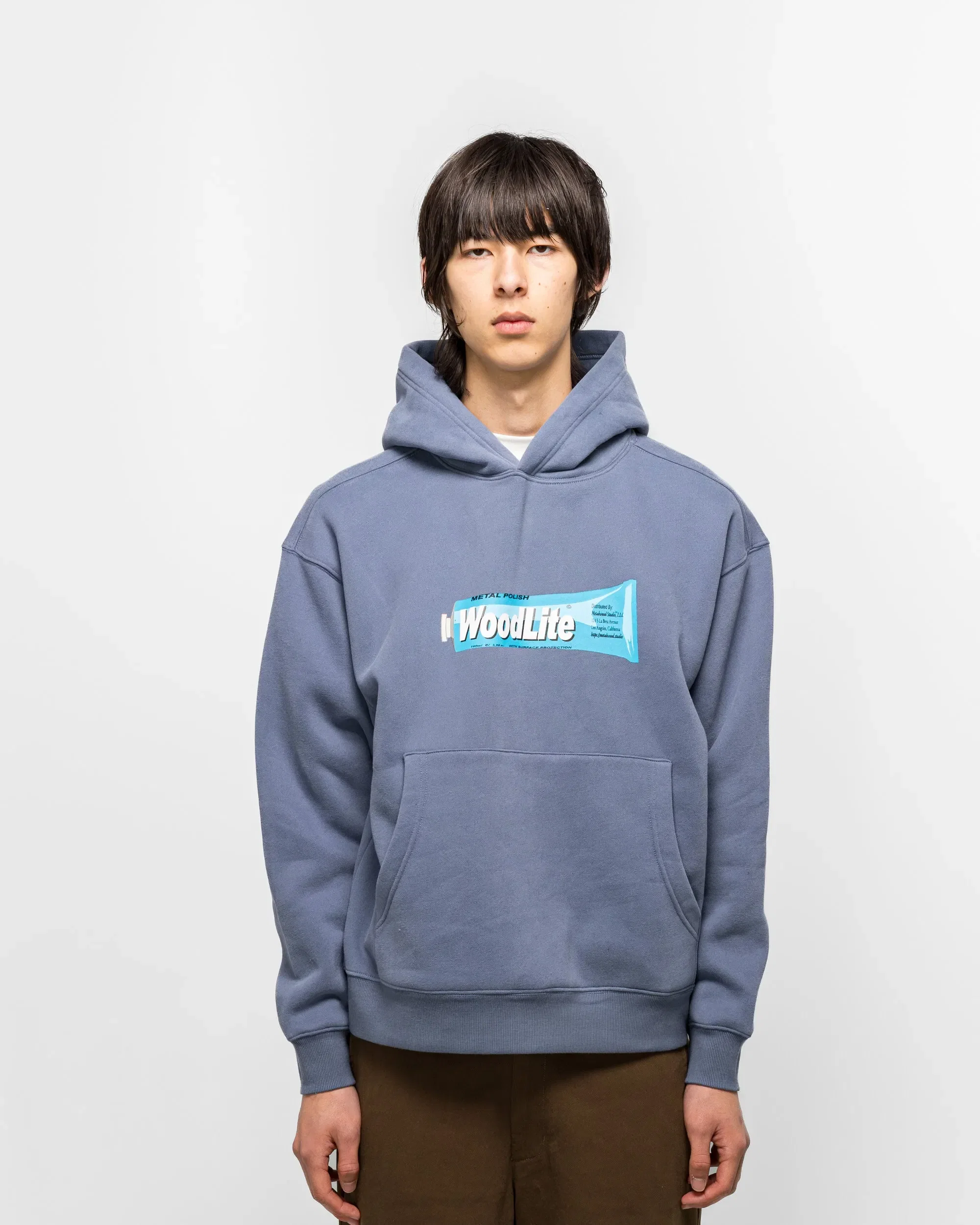 Metalwood Woodlite Hooded Sweatshirt - Steel