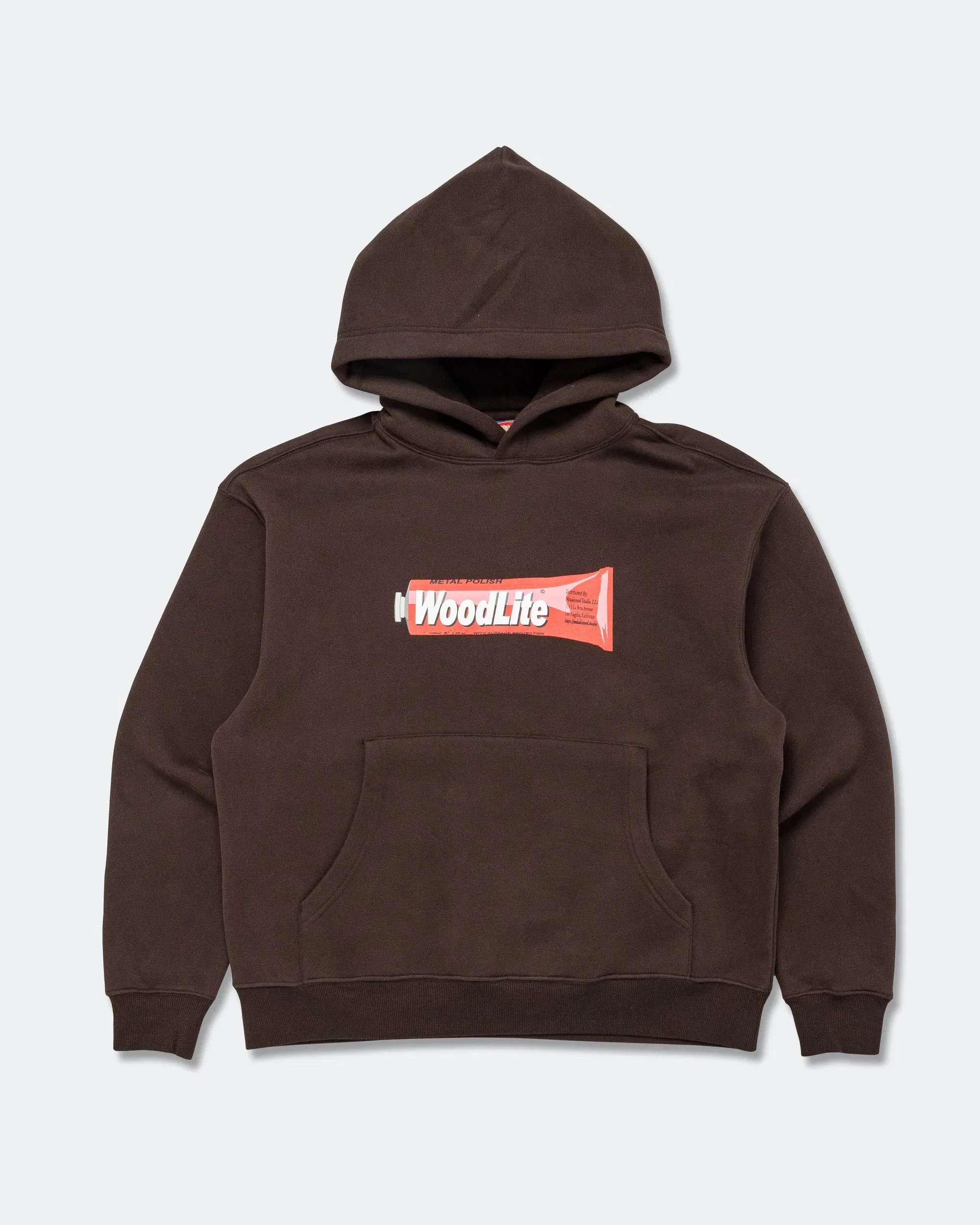 Metalwood Woodlite Hooded Sweatshirt - Brown