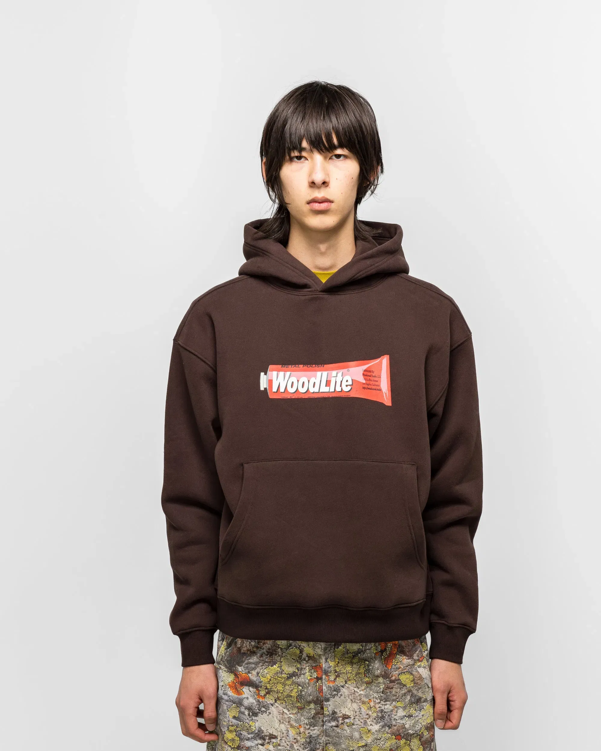 Metalwood Woodlite Hooded Sweatshirt - Brown