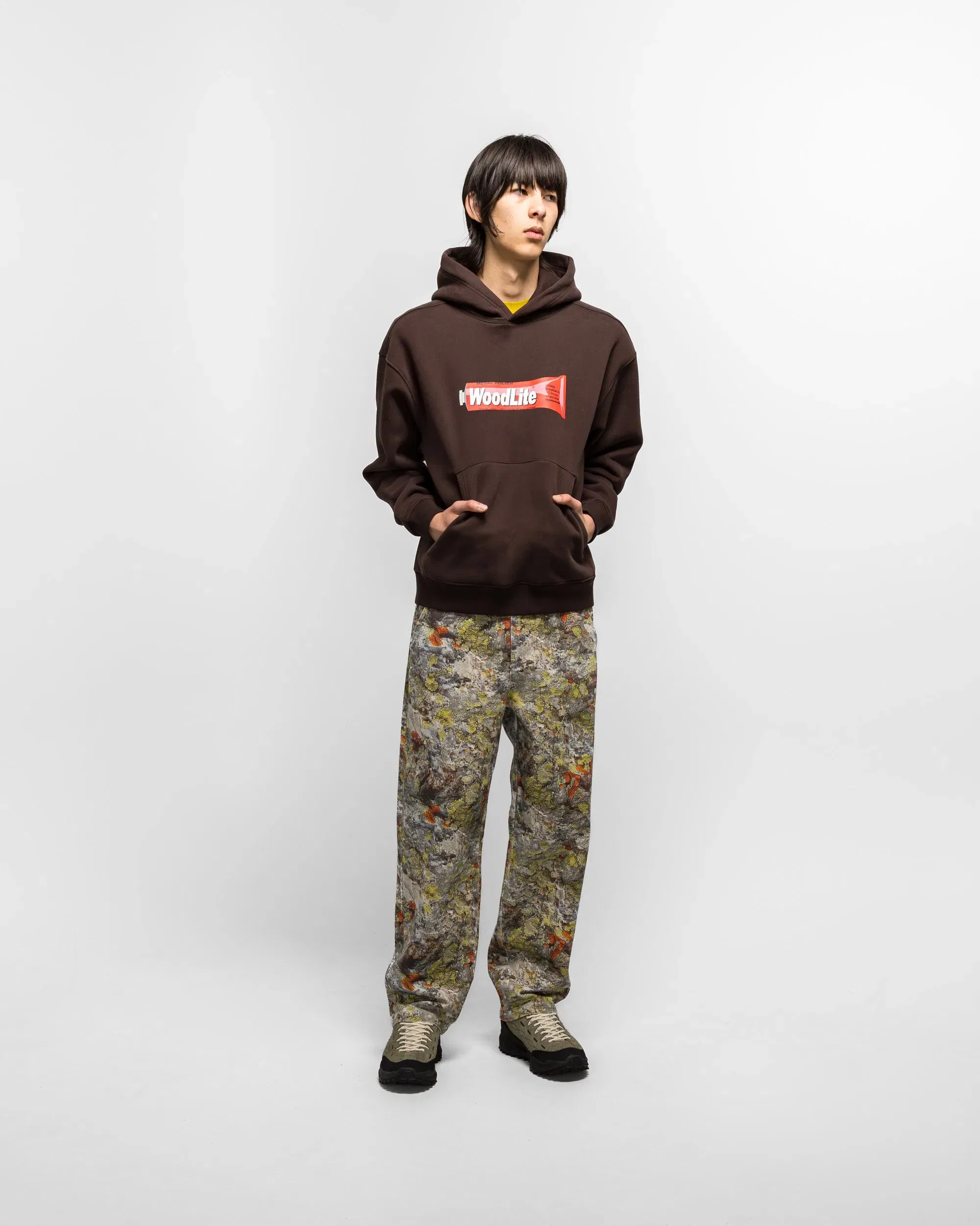Metalwood Woodlite Hooded Sweatshirt - Brown