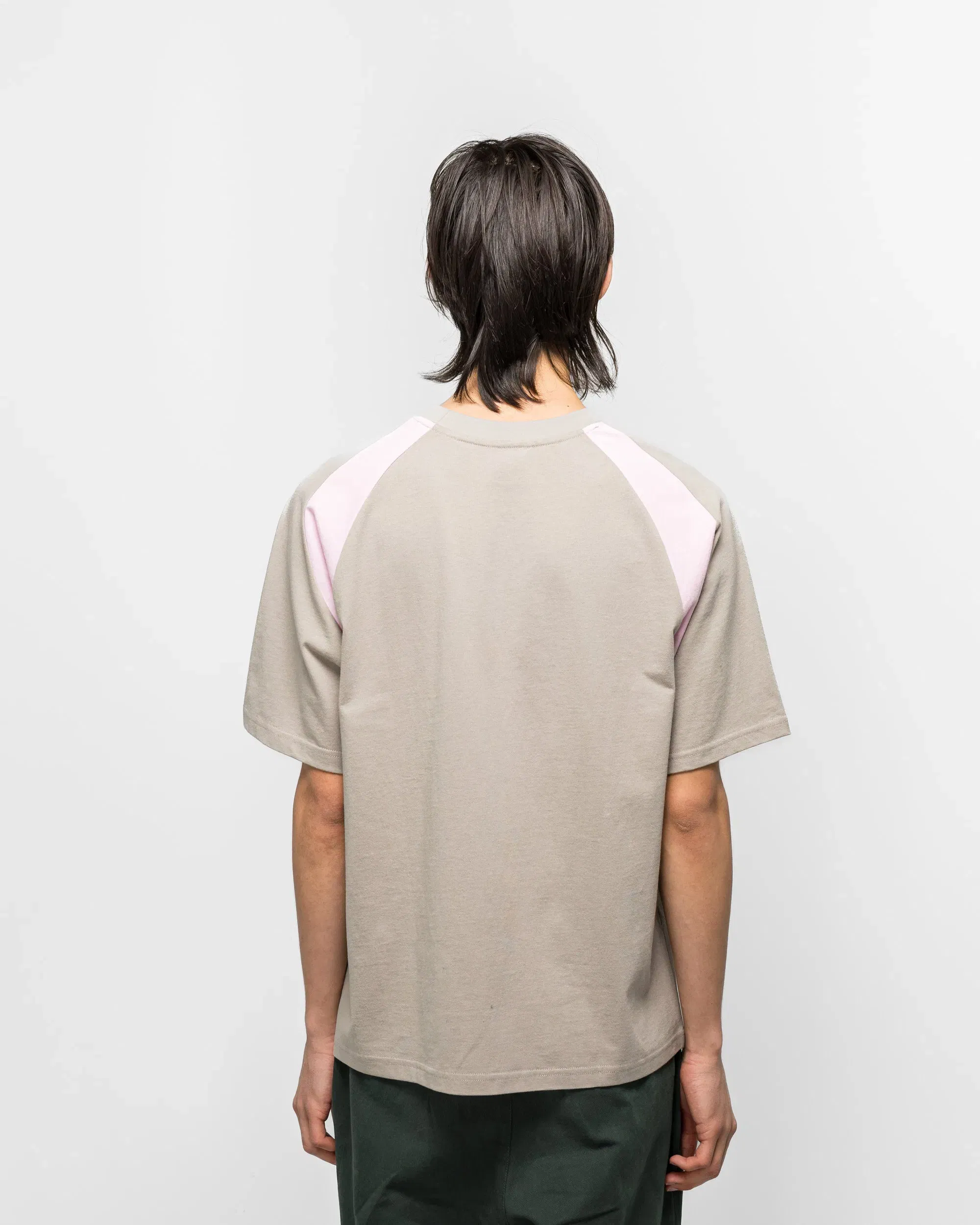 Metalwood Mountaineer Raglan T-Shirt - Grey/Pink