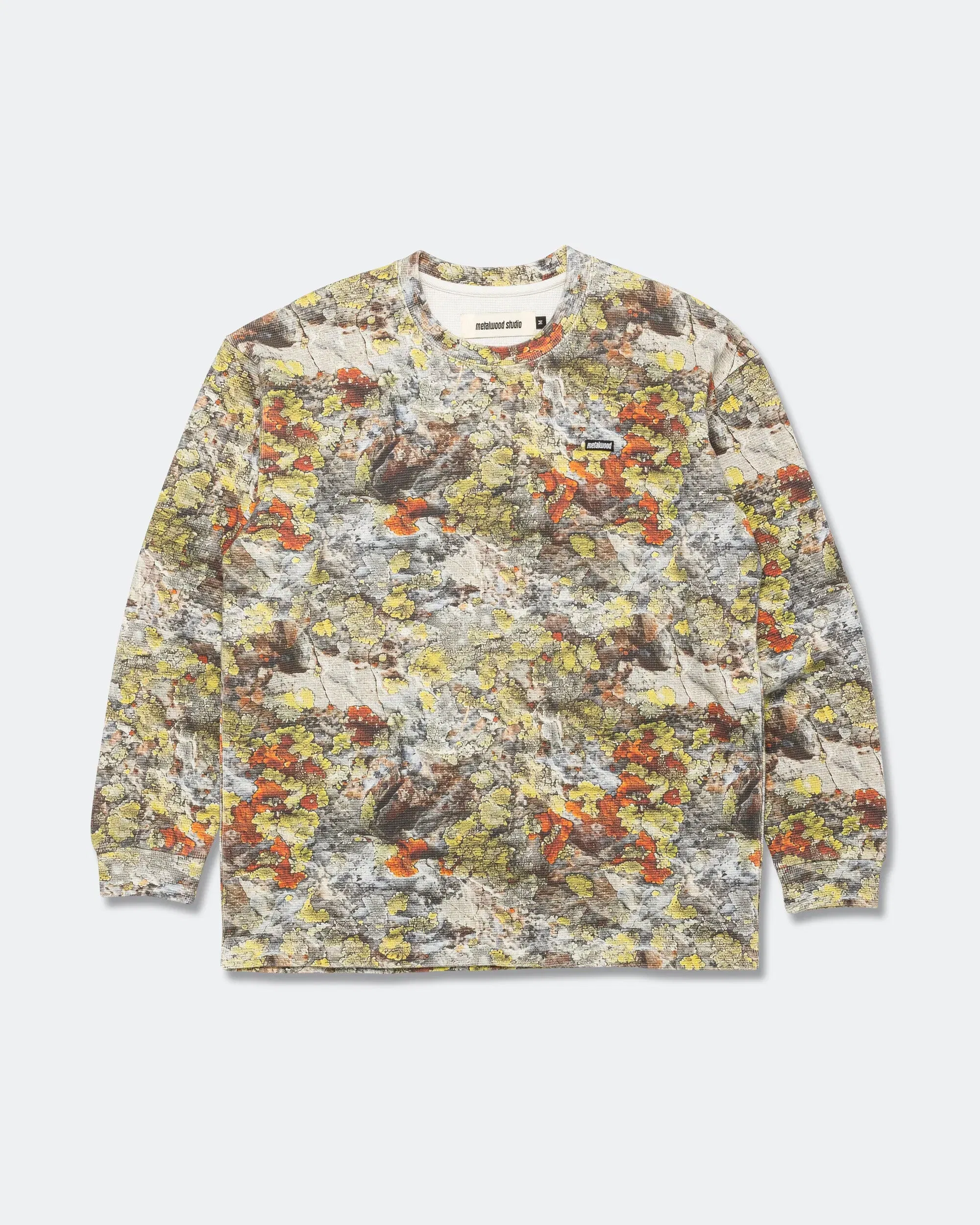Metalwood Mini Metal Logo Thermal Shirt - Real Moss Camo