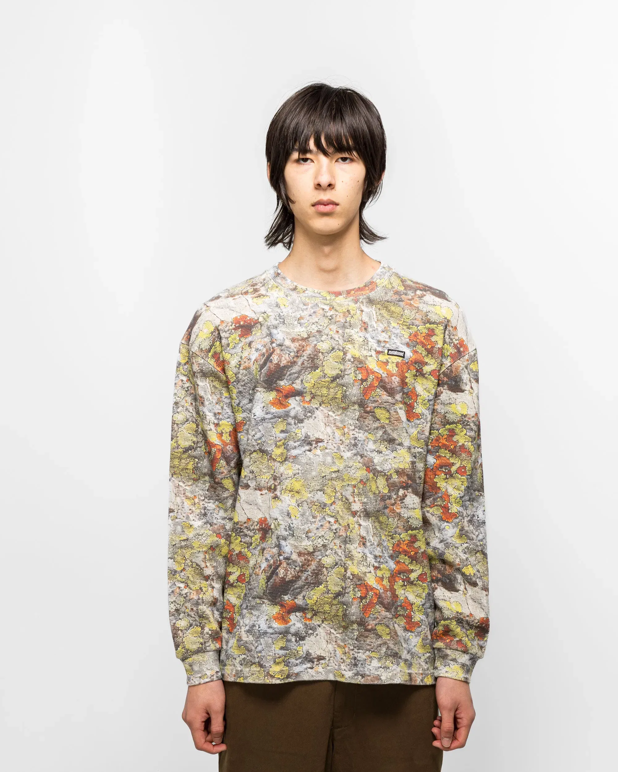 Metalwood Mini Metal Logo Thermal Shirt - Real Moss Camo