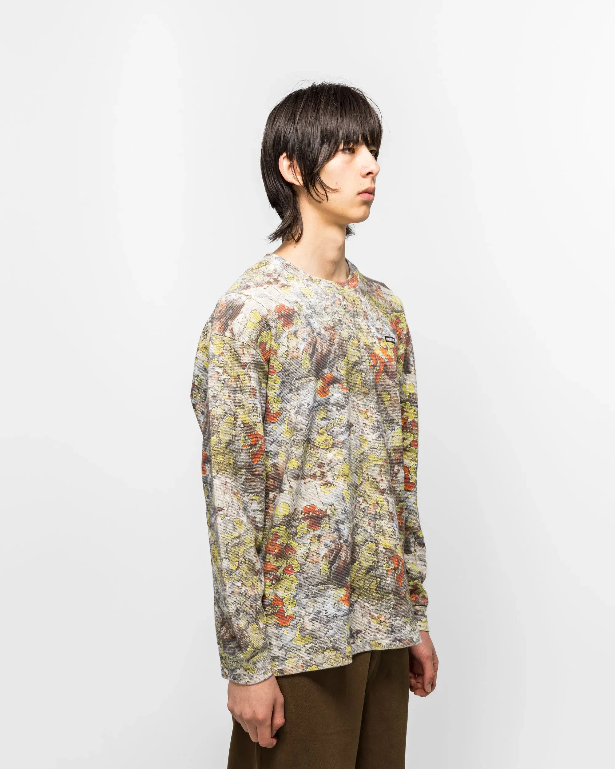 Metalwood Mini Metal Logo Thermal Shirt - Real Moss Camo