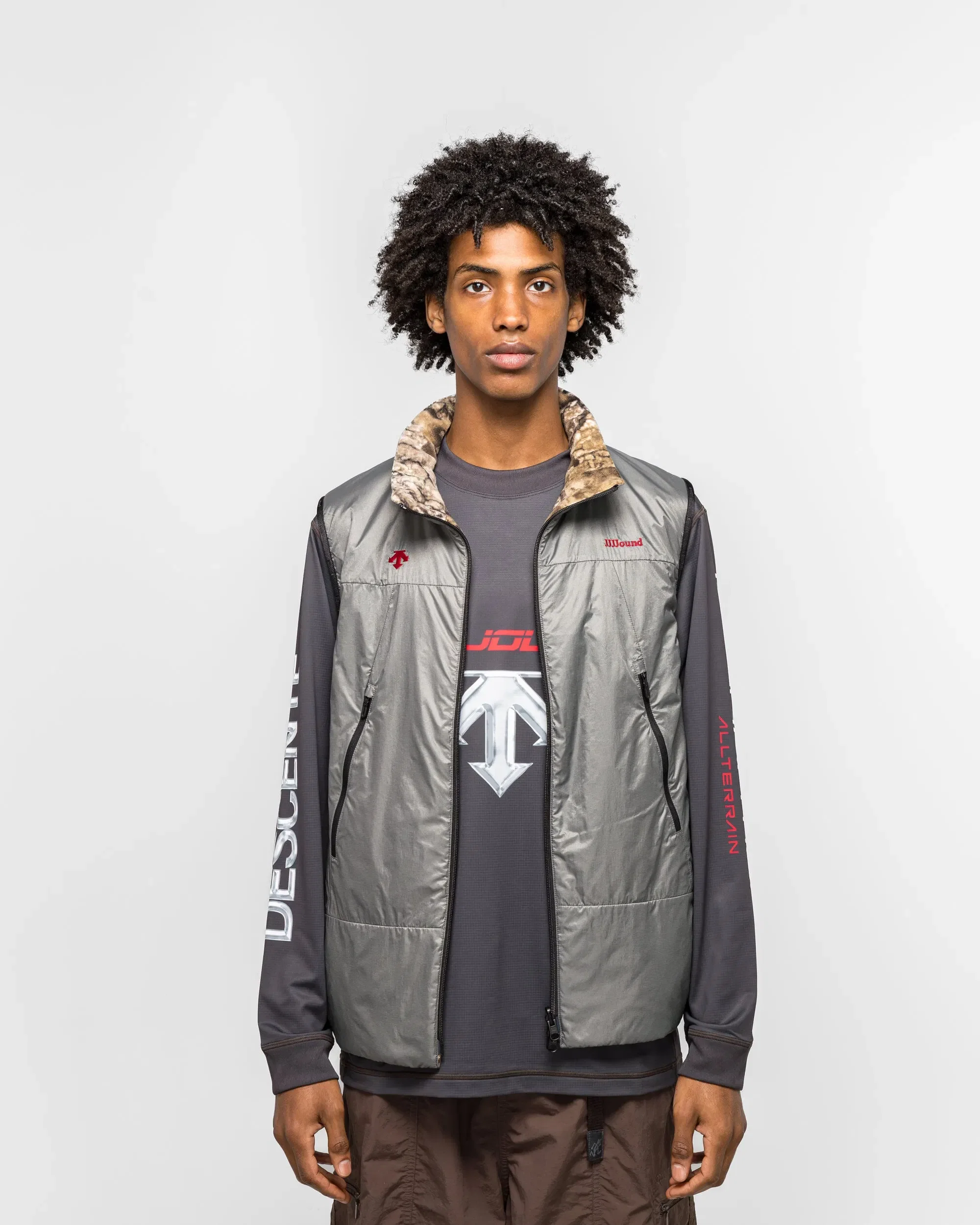 DESCENTE Reversible Vest x JJJJound - Gargoyle