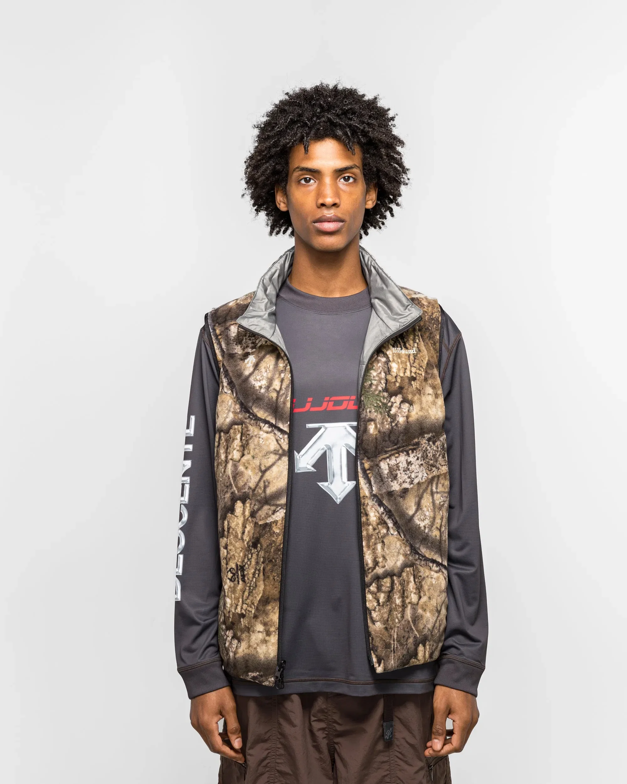 DESCENTE Reversible Vest x JJJJound - Gargoyle