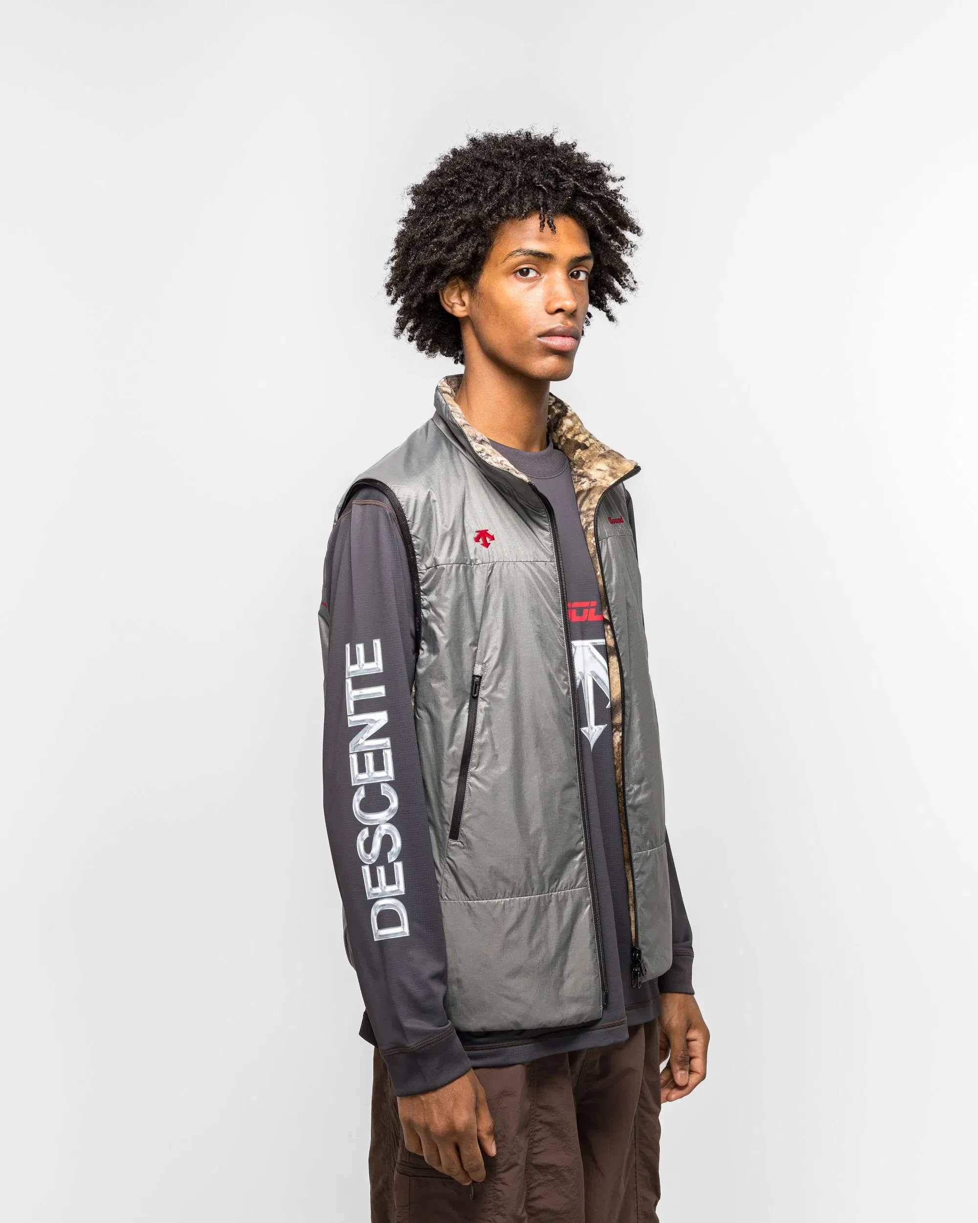 DESCENTE Reversible Vest x JJJJound - Gargoyle