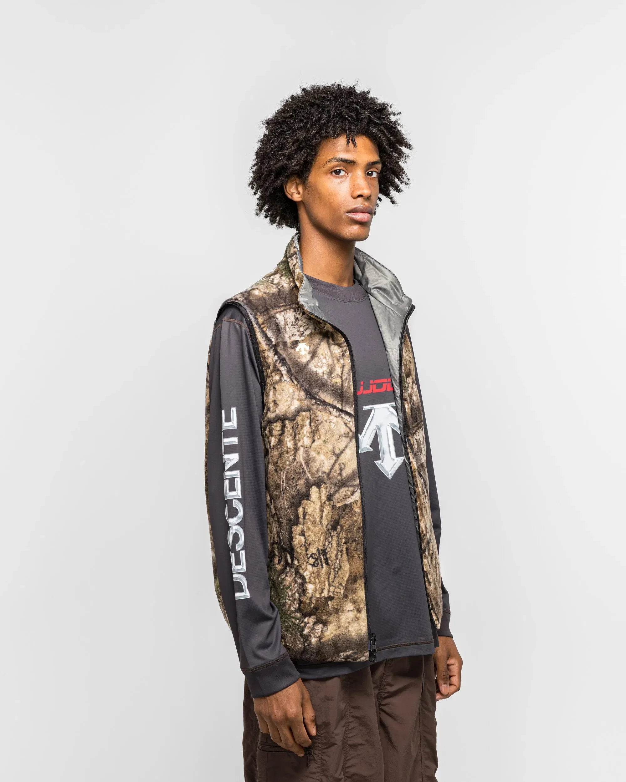DESCENTE Reversible Vest x JJJJound - Gargoyle