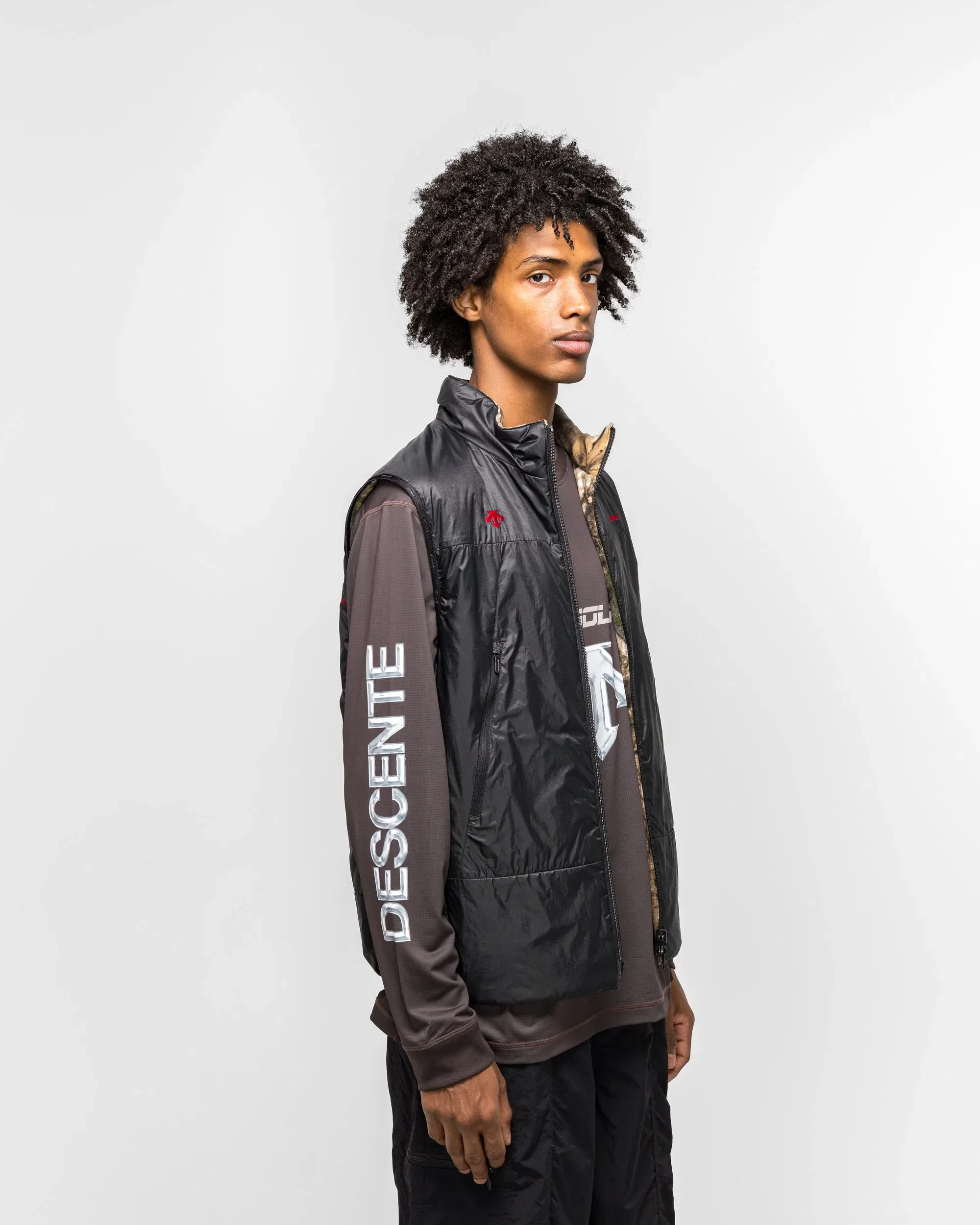 DESCENTE Reversible Vest x JJJJound - Black