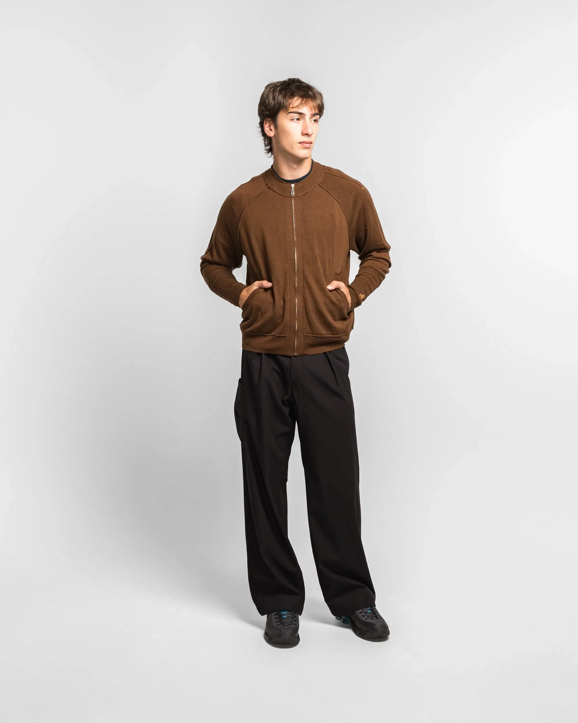 ASICS Oxalidac Knit Cardigan - Mole