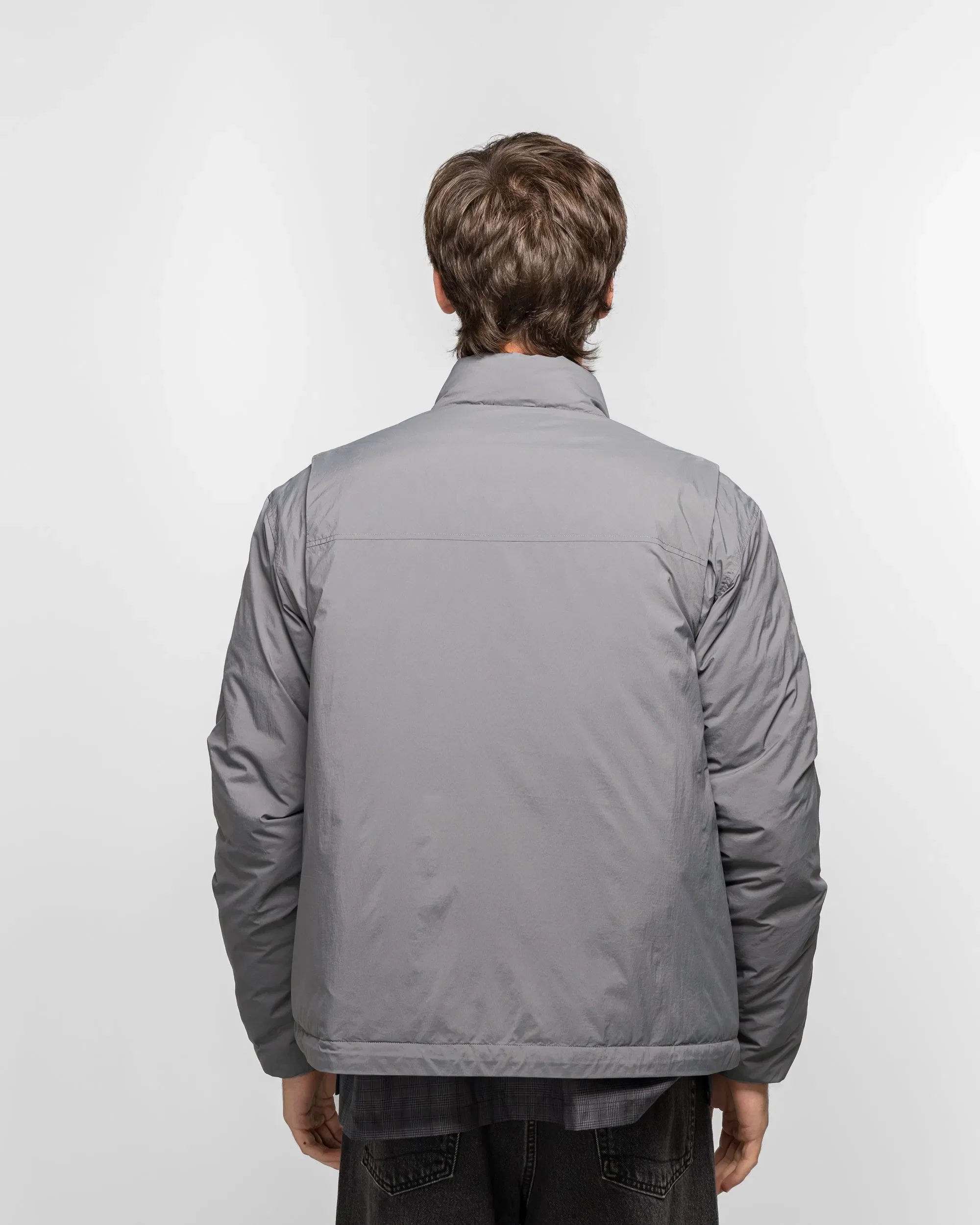 DAIWA PIER39 Tech 2WAY Field Inner Down Jacket - Light Grey