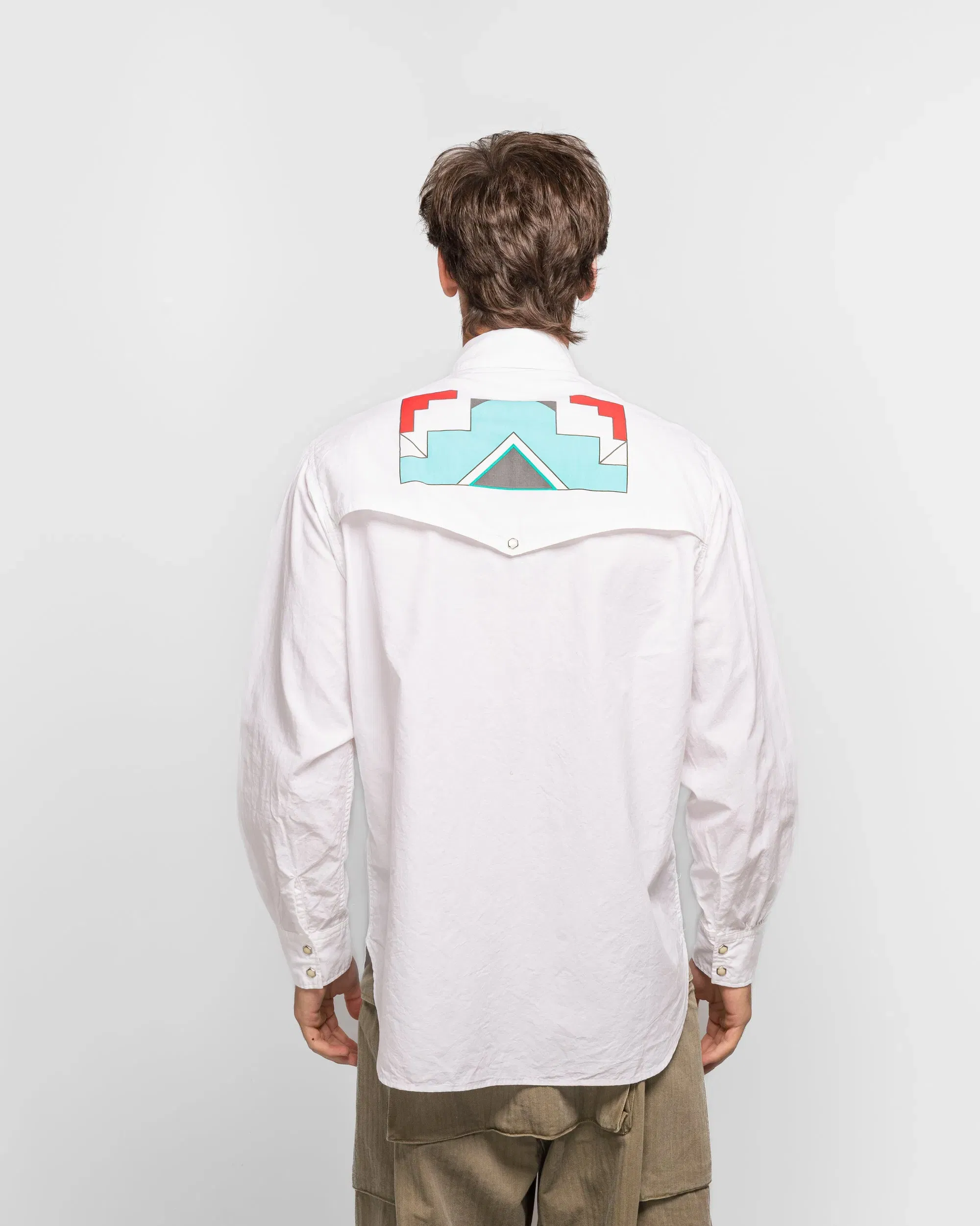 KAPITAL OZ HUSKY Western Shirt (GALA) - Turquoise