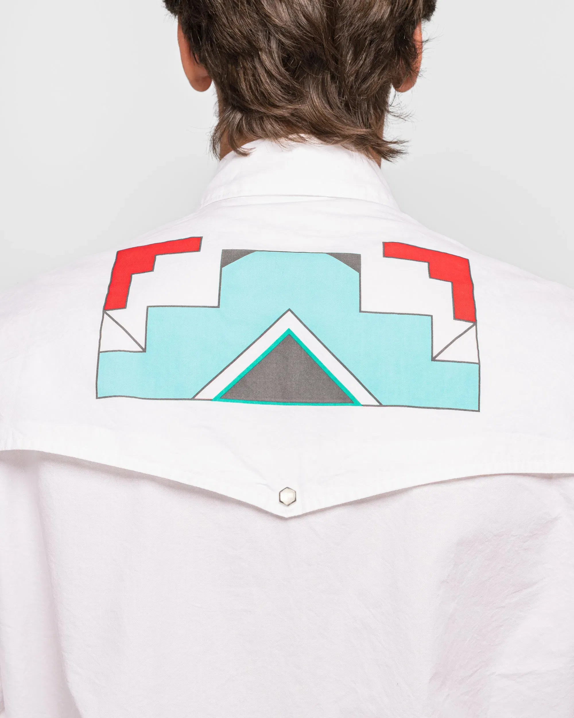 KAPITAL OZ HUSKY Western Shirt (GALA) - Turquoise