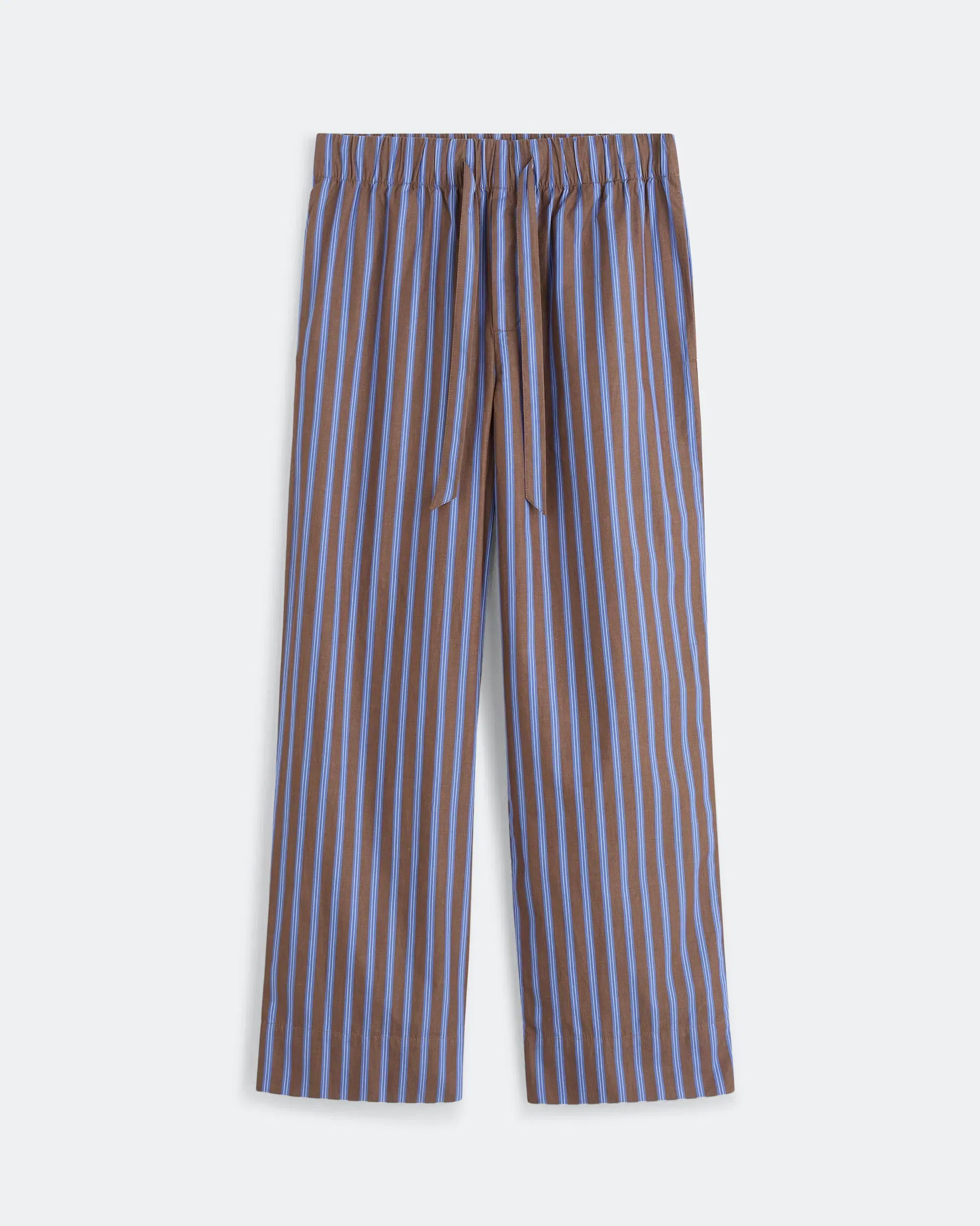 TEKLA Pyjama Pant - Chestnut Stripes