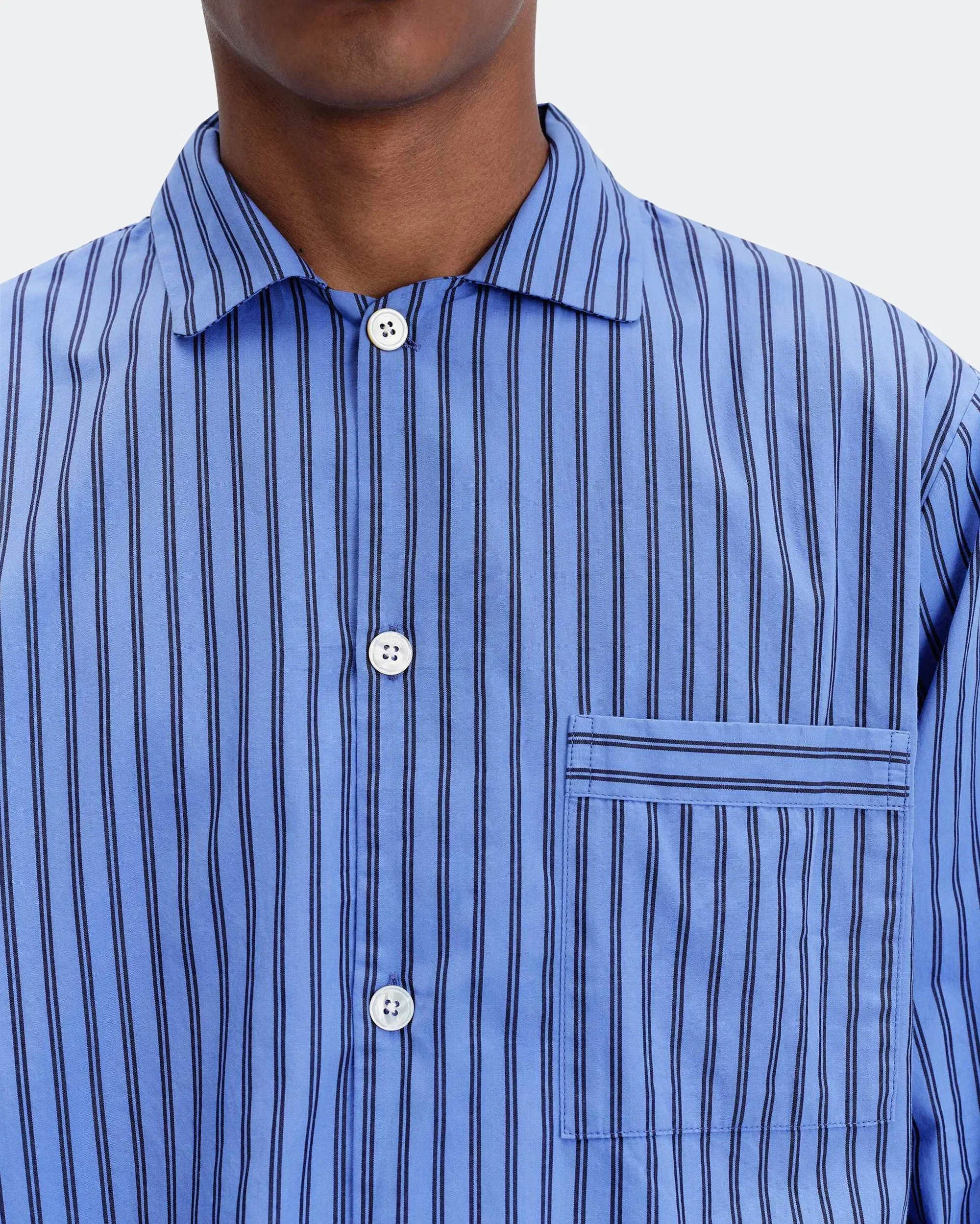 TEKLA Pyjama Shirt - Boro Stripes