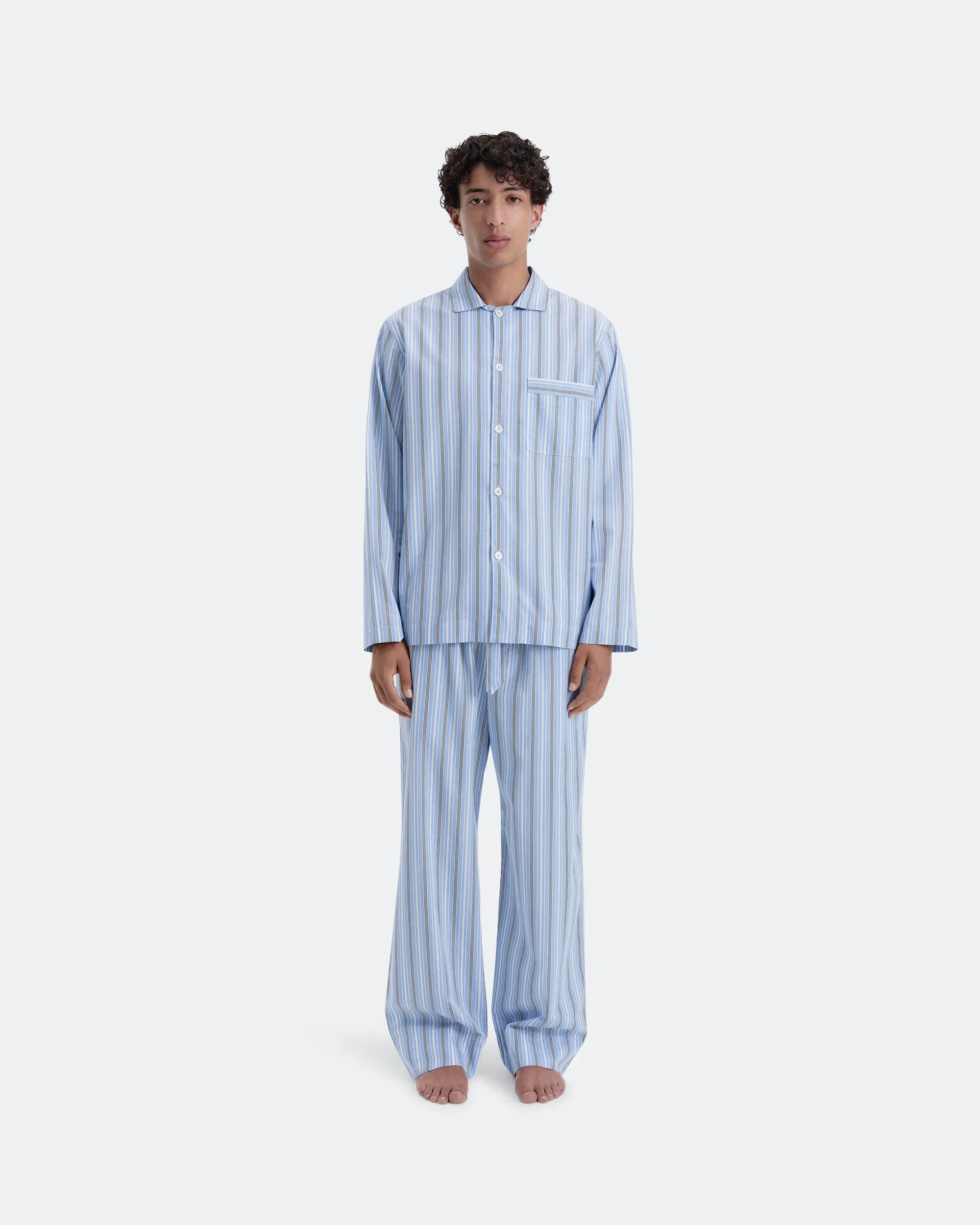 TEKLA Pyjama Pant - Stave Stripes
