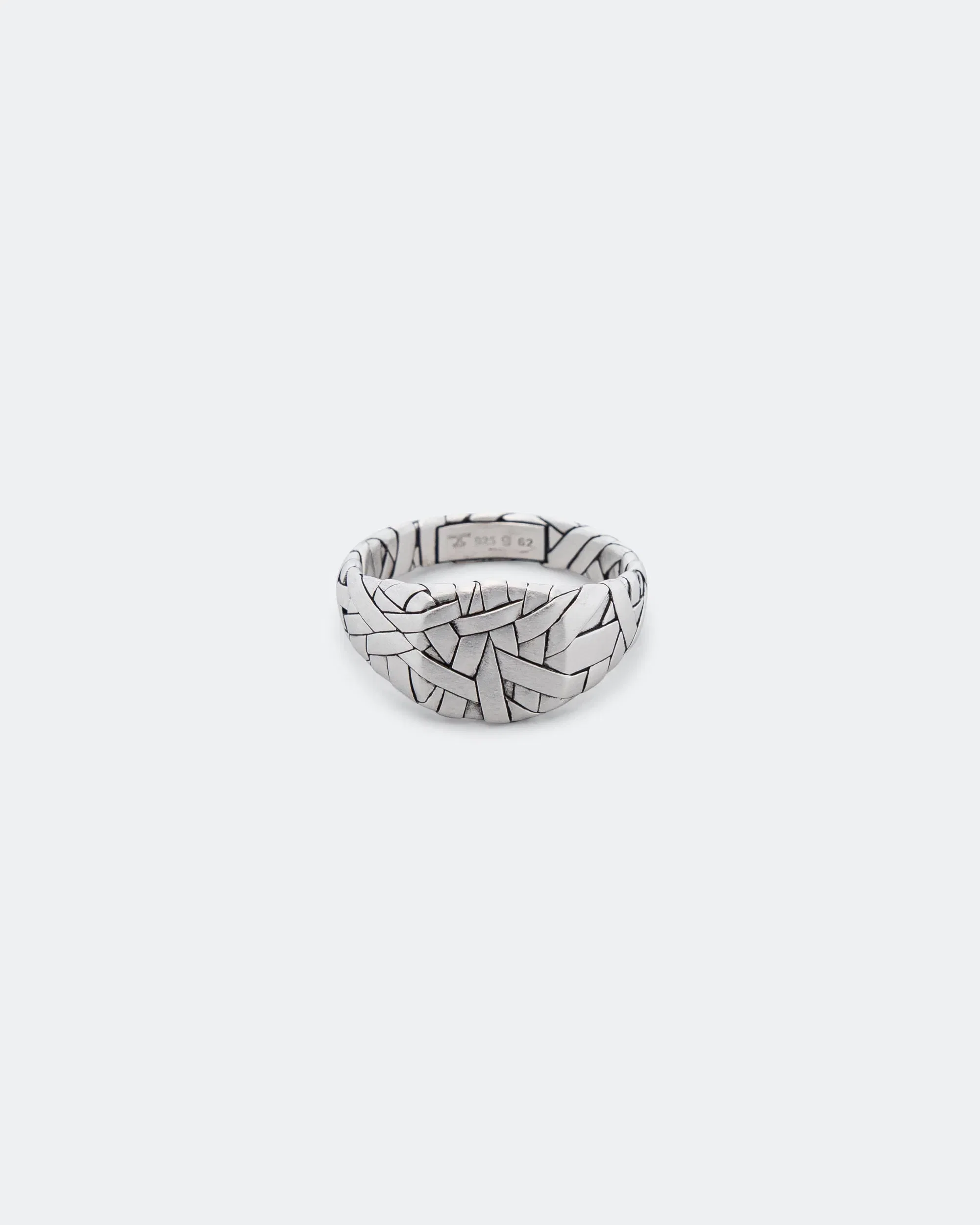 Tom Wood Quilt Ring Small - 925 Silver