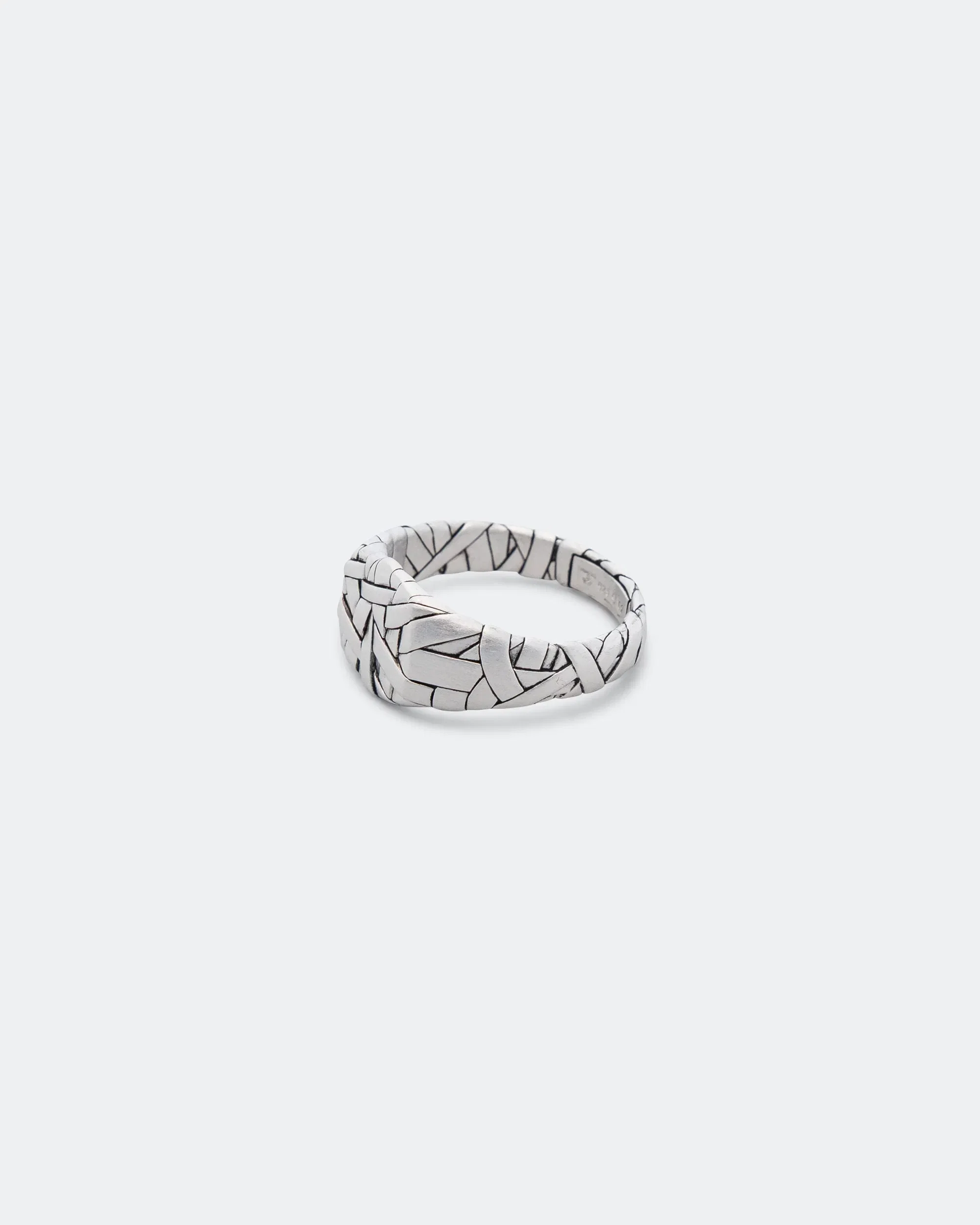 Tom Wood Quilt Ring Small - 925 Silver