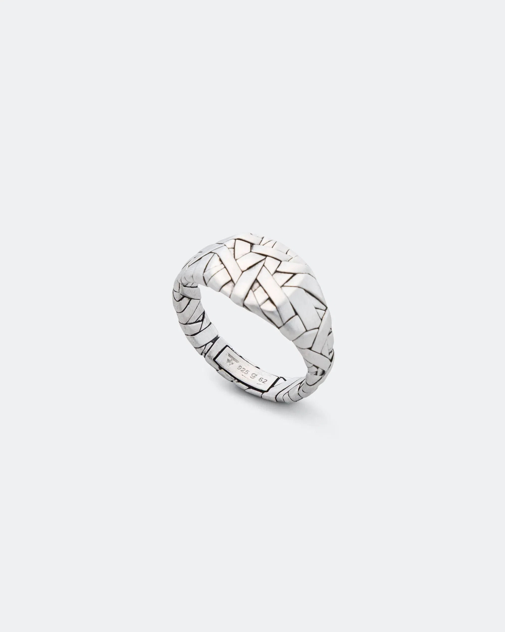 Tom Wood Quilt Ring Small - 925 Silver