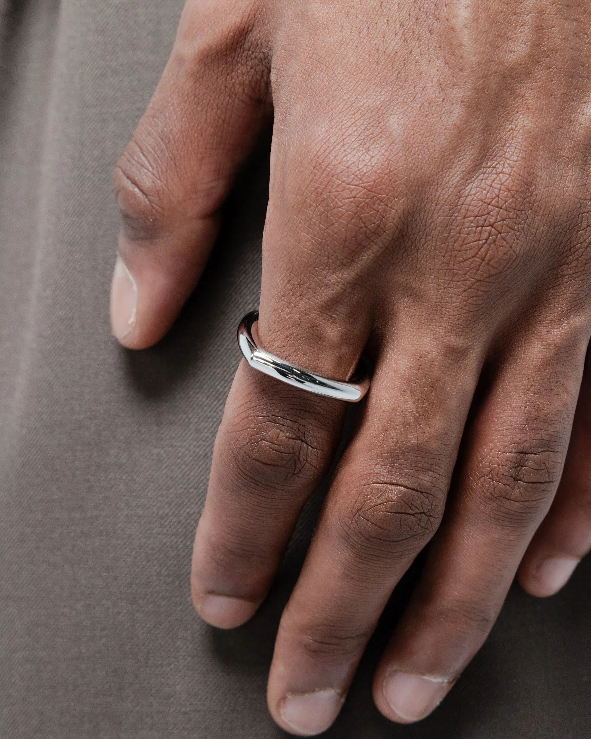 Tom Wood Frame Ring Slim - 925 Silver