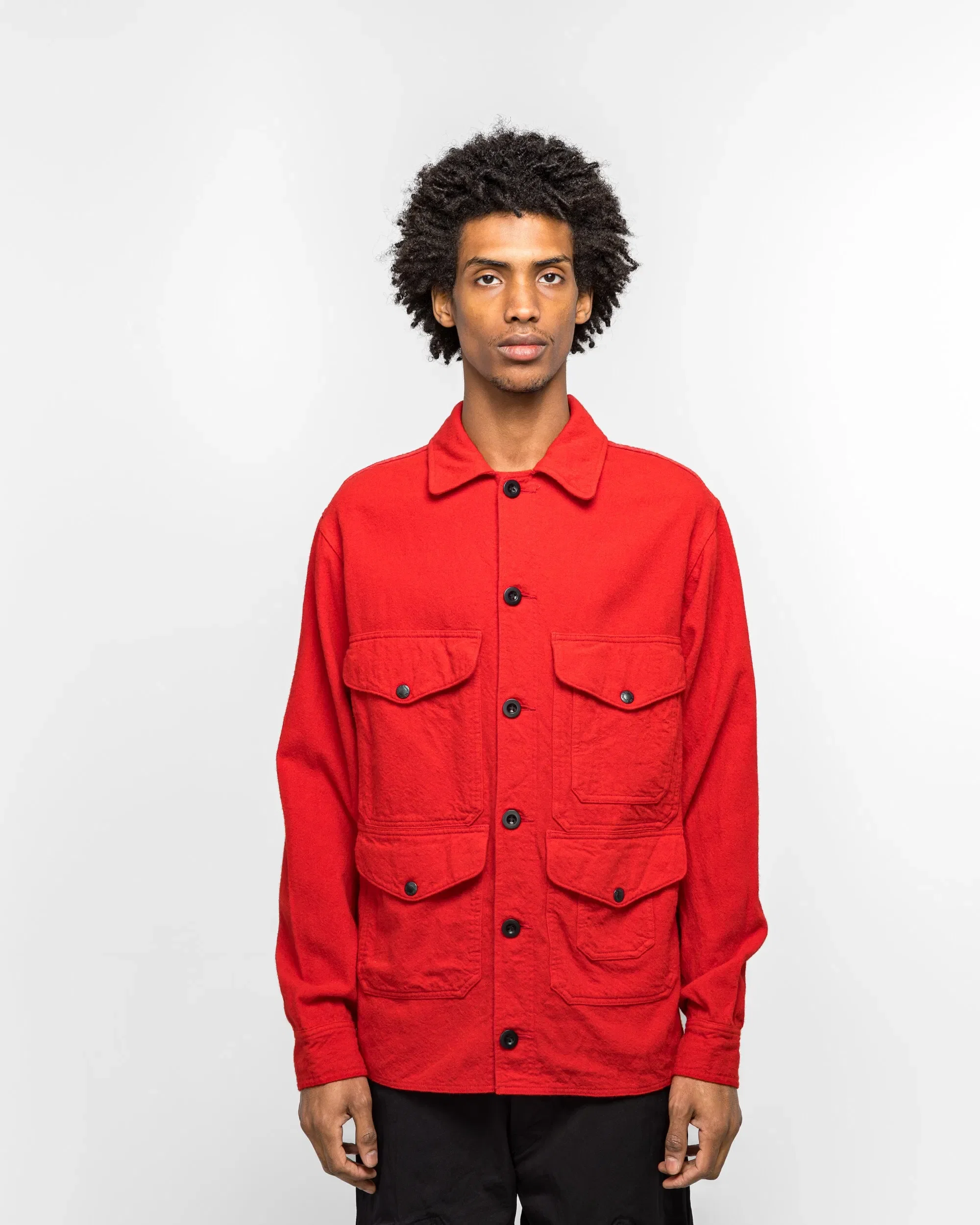 Junya Watanabe MAN Garment Dyed Jacket x FILSON - Black/Red