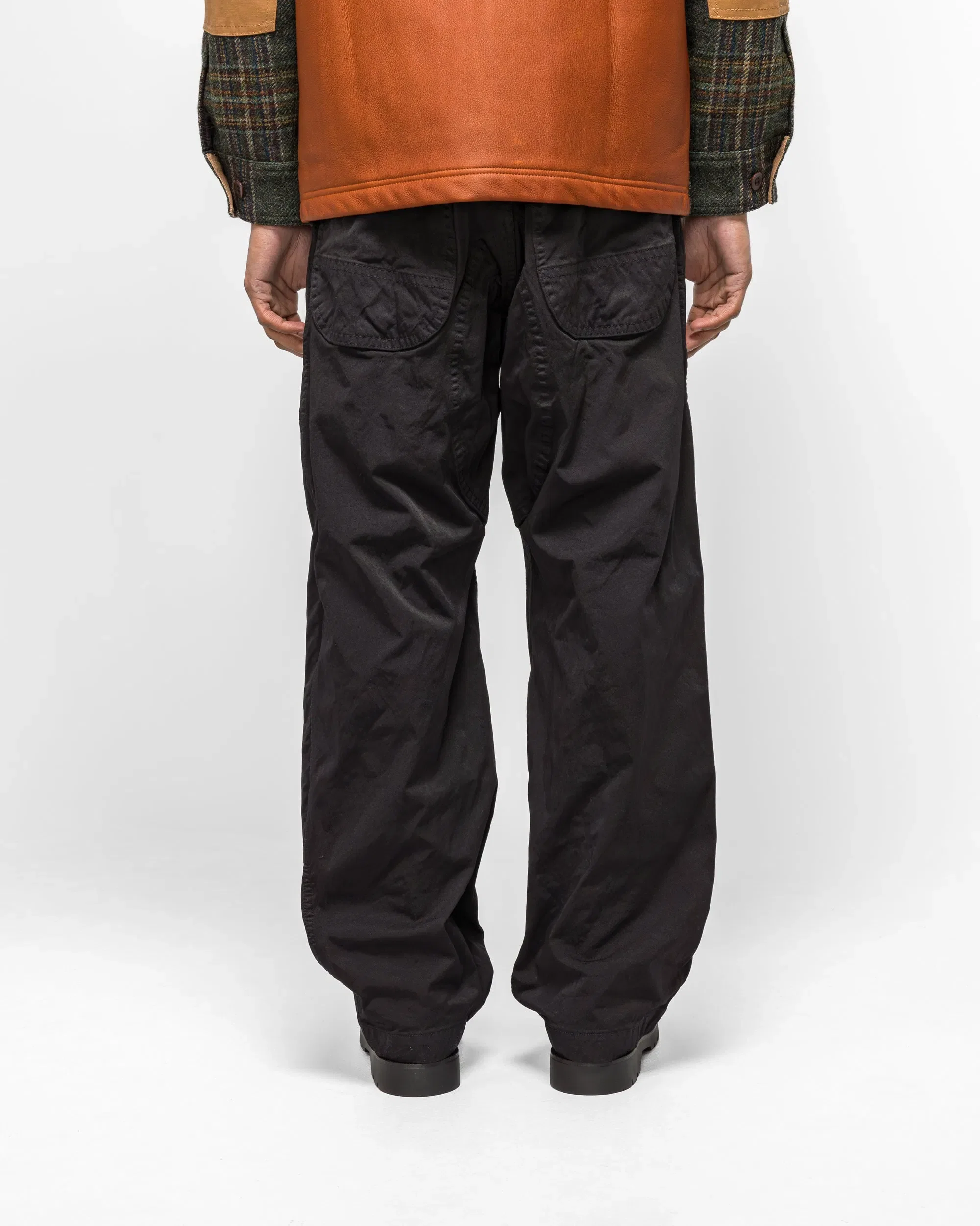 Junya Watanabe MAN Nylon Twill Garment Dyed Pant - Black