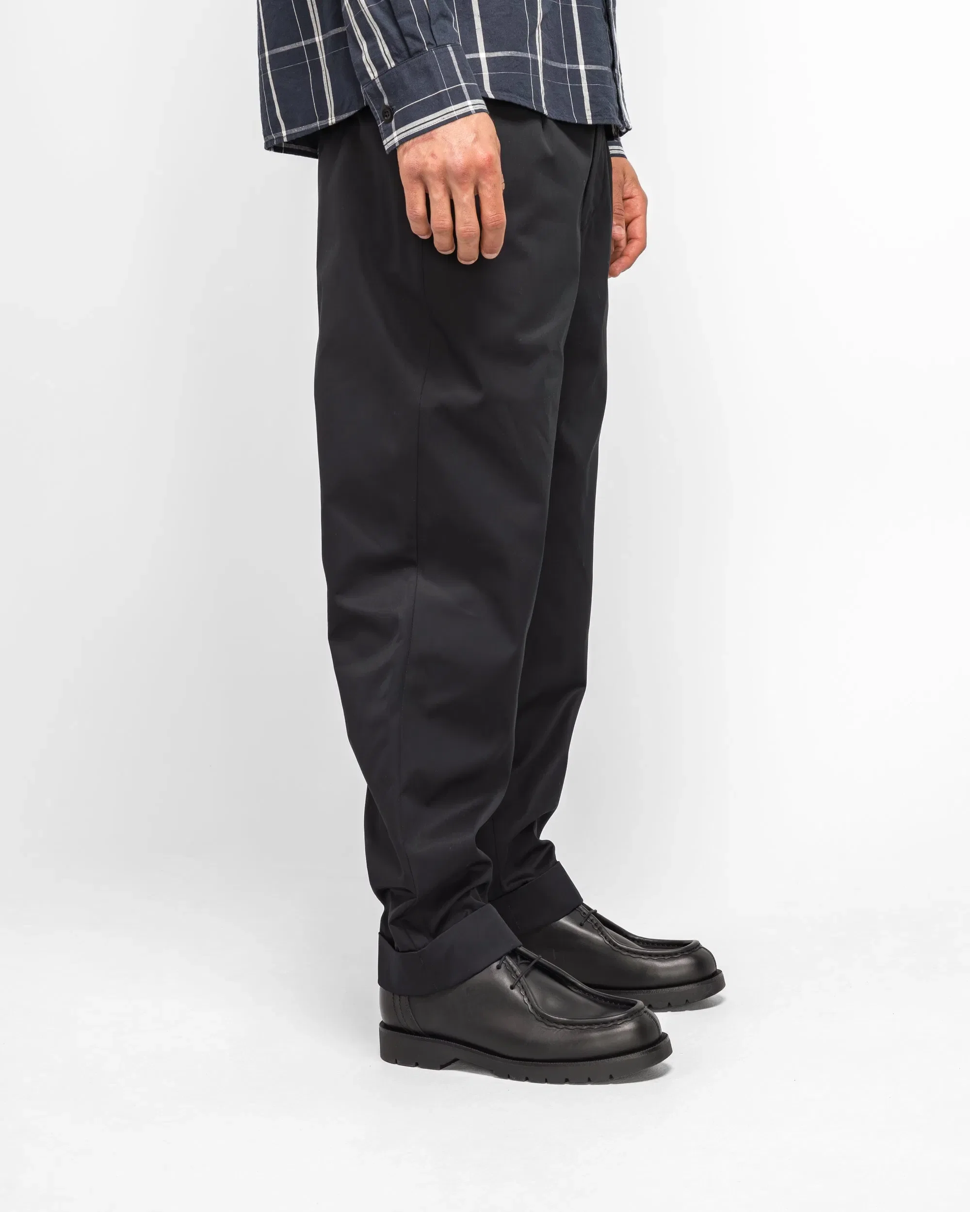 Engineered Garments Andover Pants - Dark Navy Cotton Ventile Twill