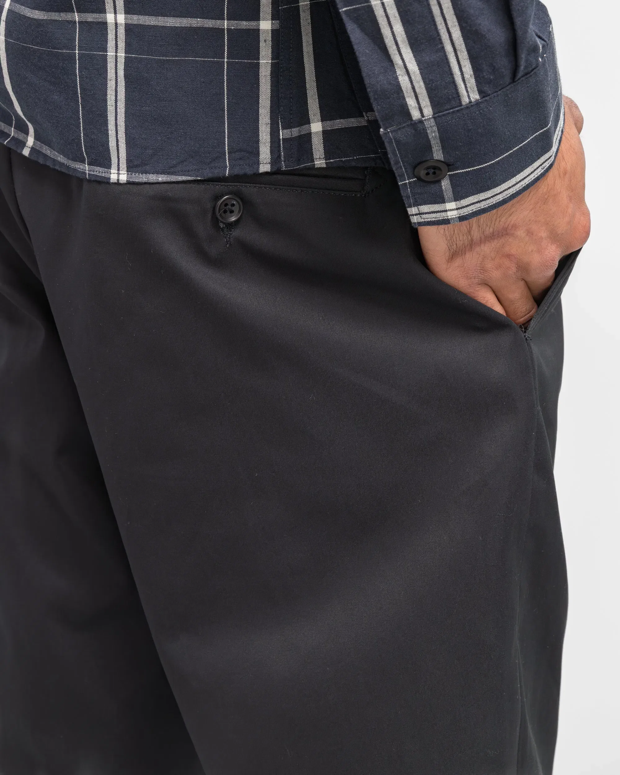 Engineered Garments Andover Pants - Dark Navy Cotton Ventile Twill