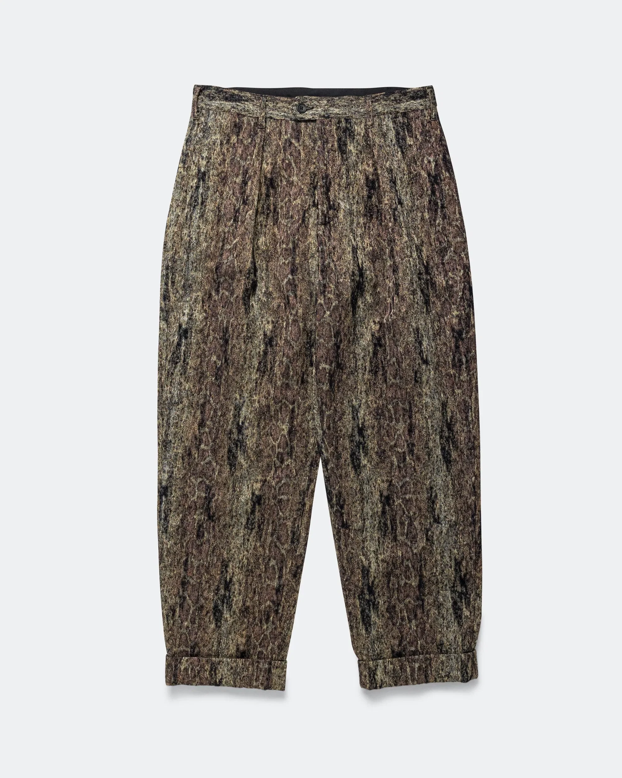 Engineered Garments Carlyle Pant - Gold Wood Camo Jacquard