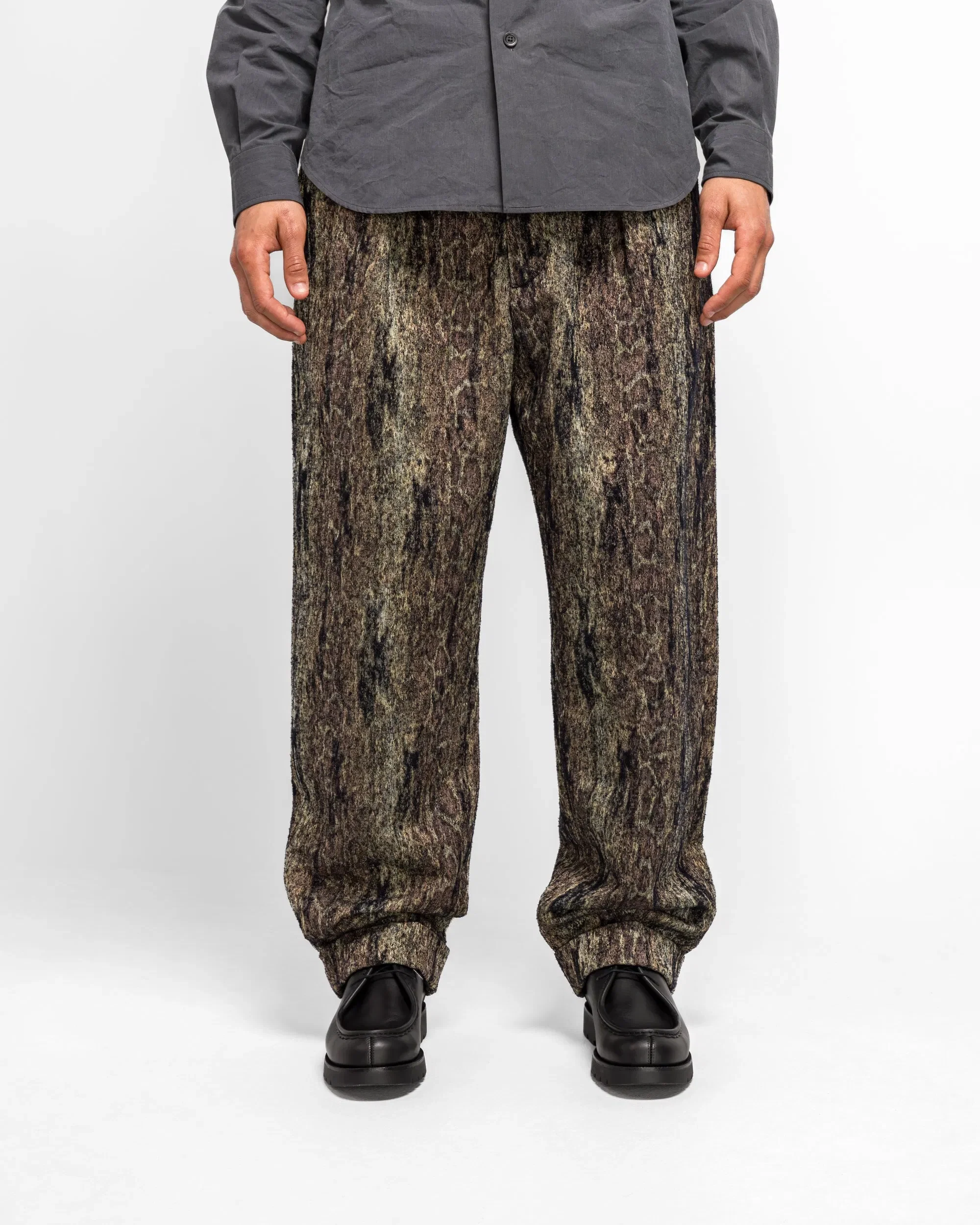 Engineered Garments Carlyle Pant - Gold Wood Camo Jacquard