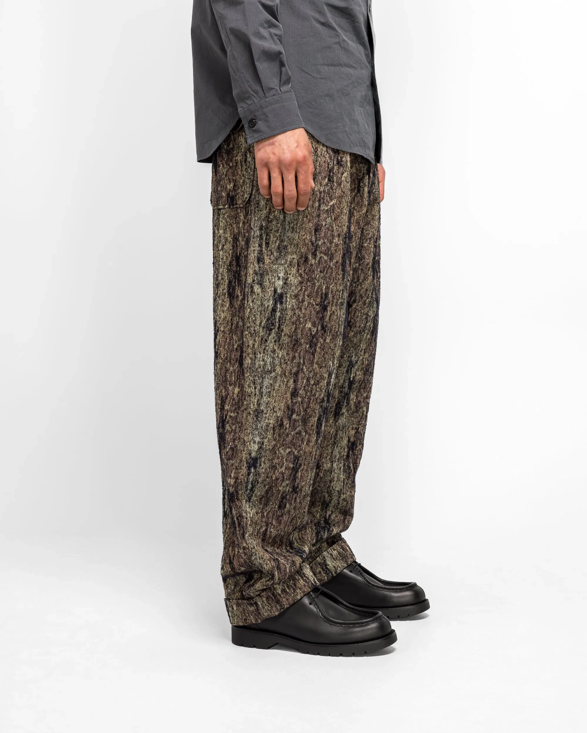 Engineered Garments Carlyle Pant - Gold Wood Camo Jacquard