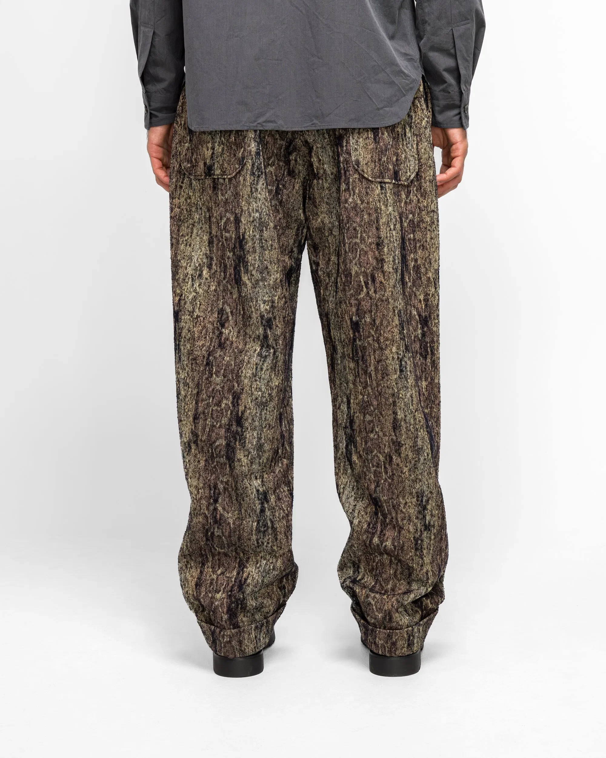 Engineered Garments Carlyle Pant - Gold Wood Camo Jacquard