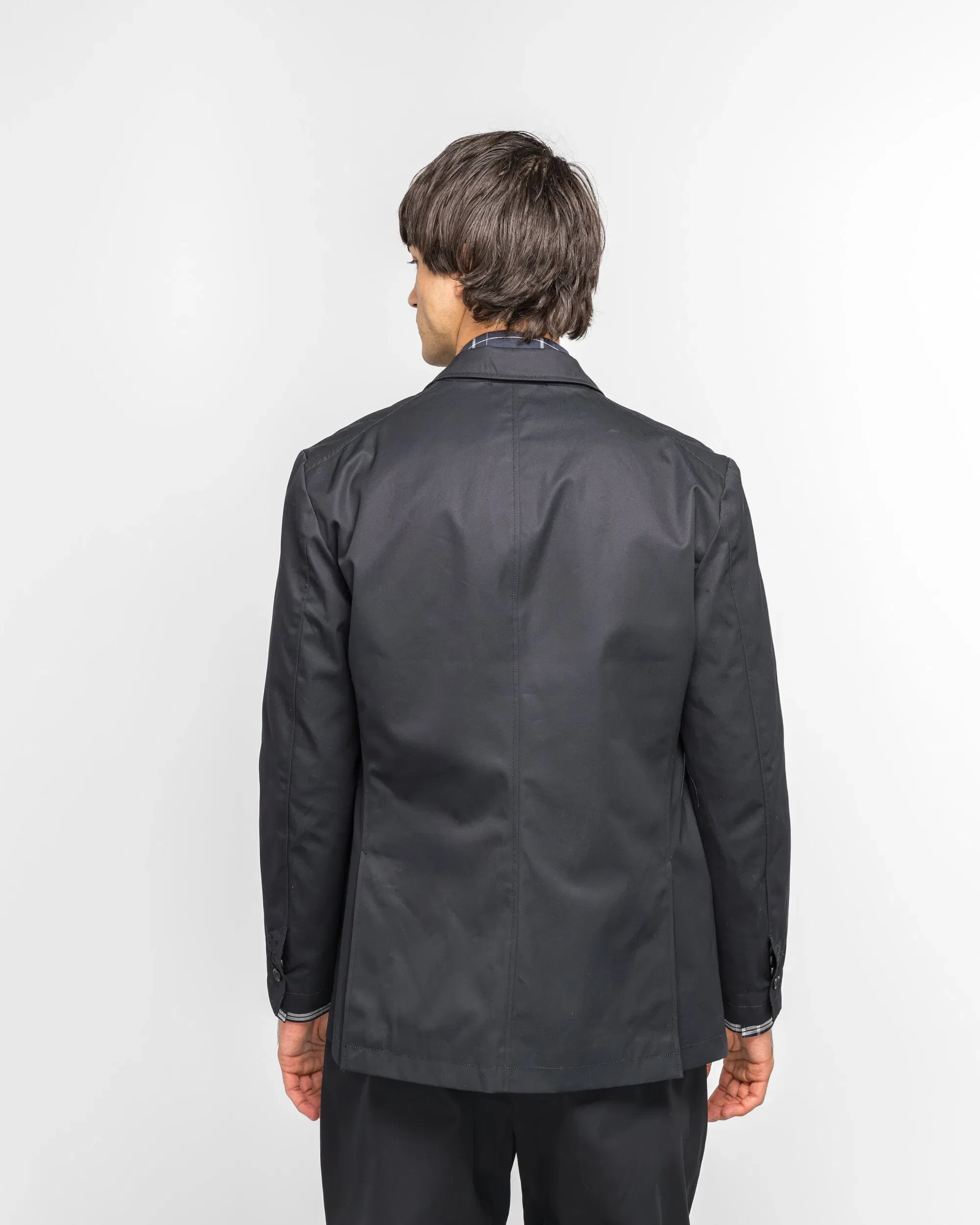 Engineered Garments Andover Jacket - Dark Navy Cotton Ventile Twill