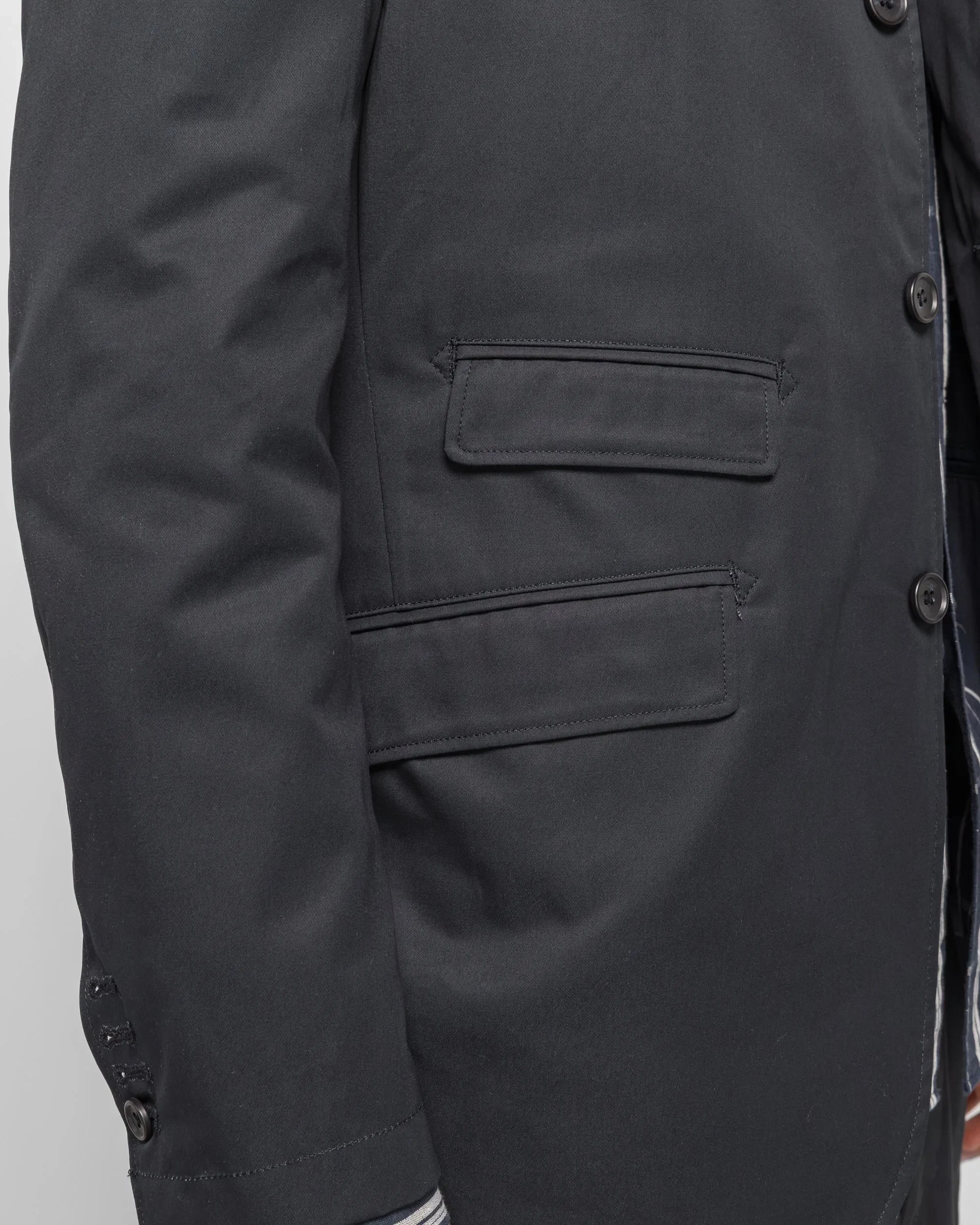 Engineered Garments Andover Jacket - Dark Navy Cotton Ventile Twill