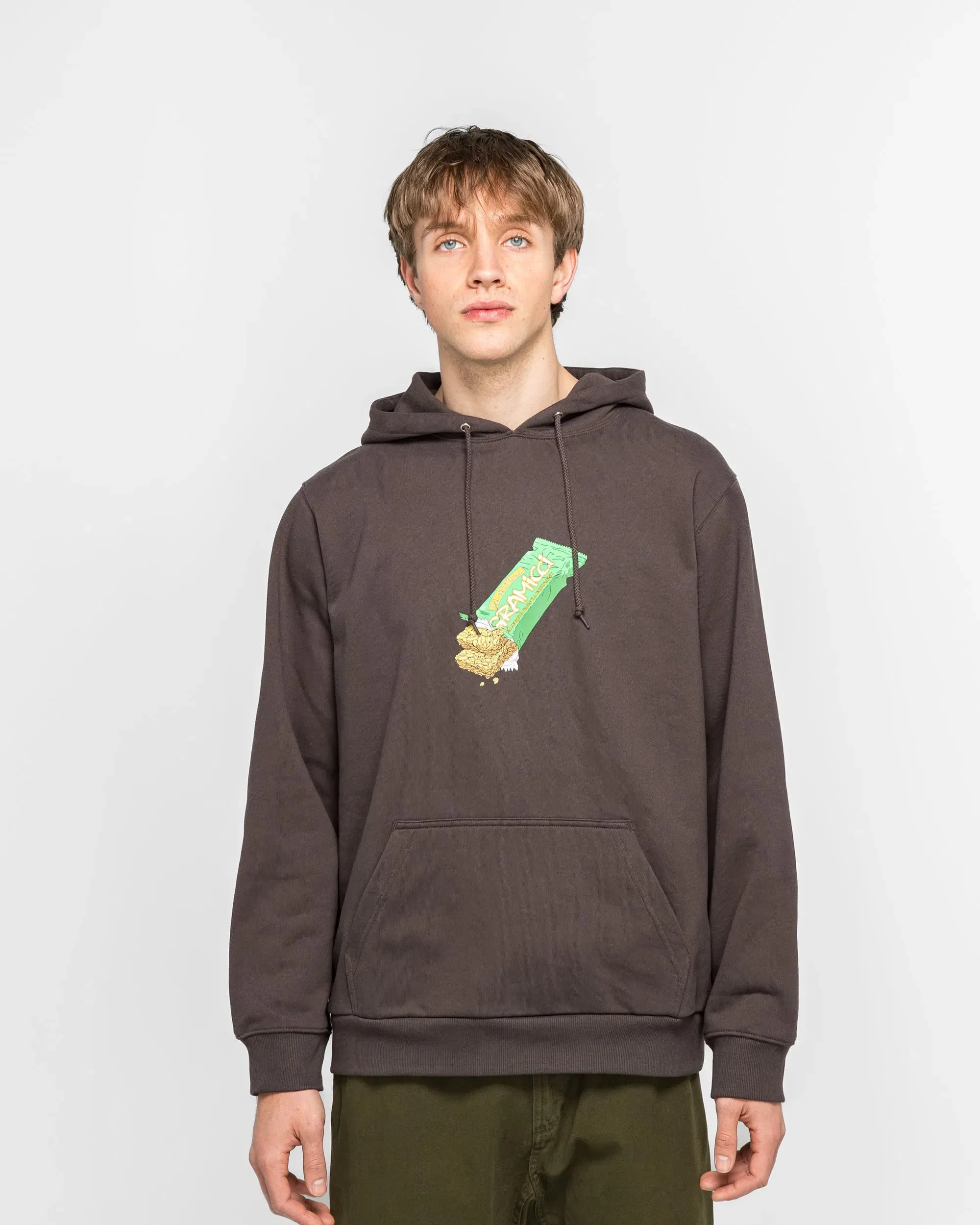 Gramicci Granola Hooded Sweatshirt - Deep Brown